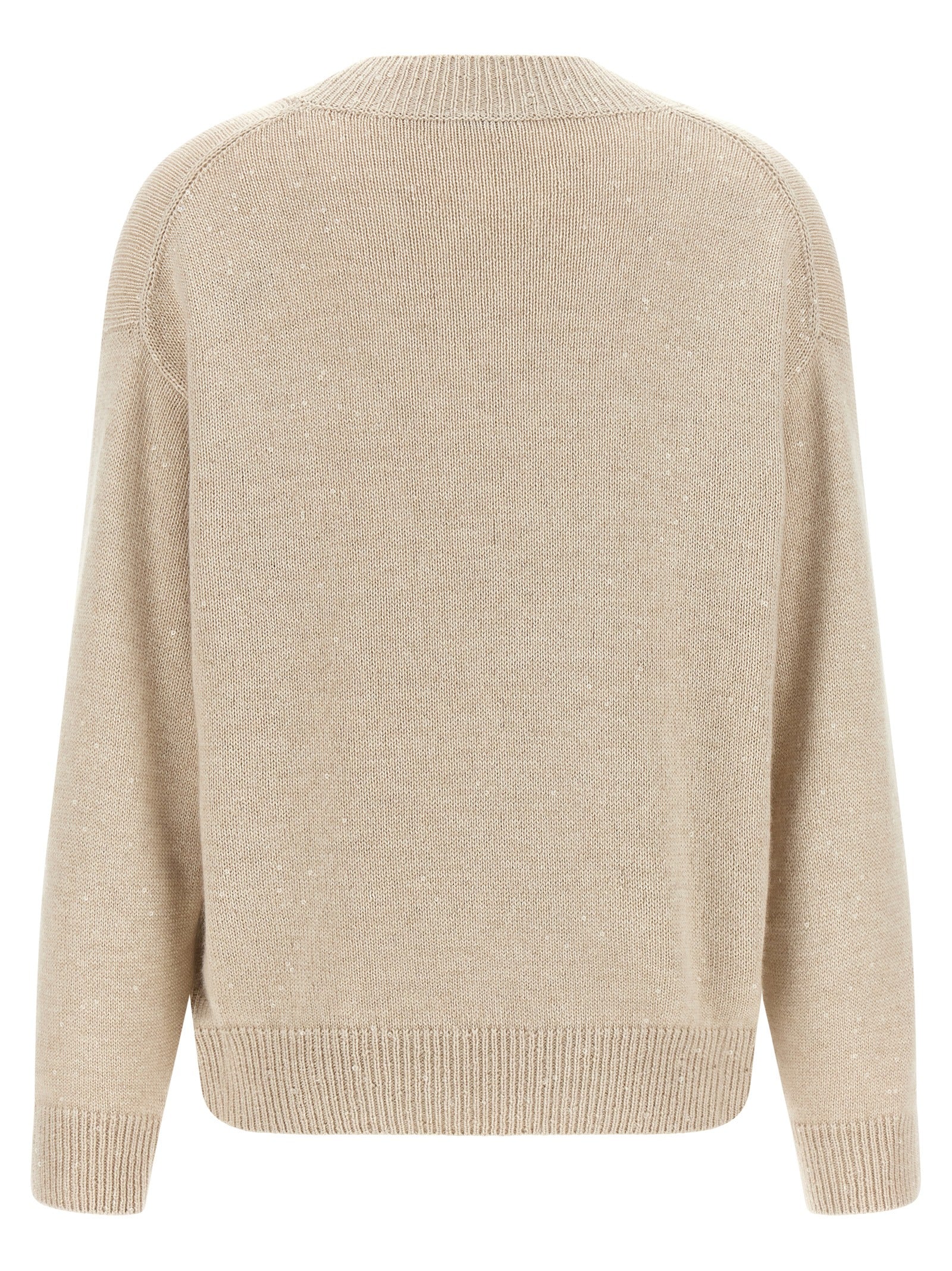 Brunello Cucinelli Beige Cashmere Women's Cardigan
