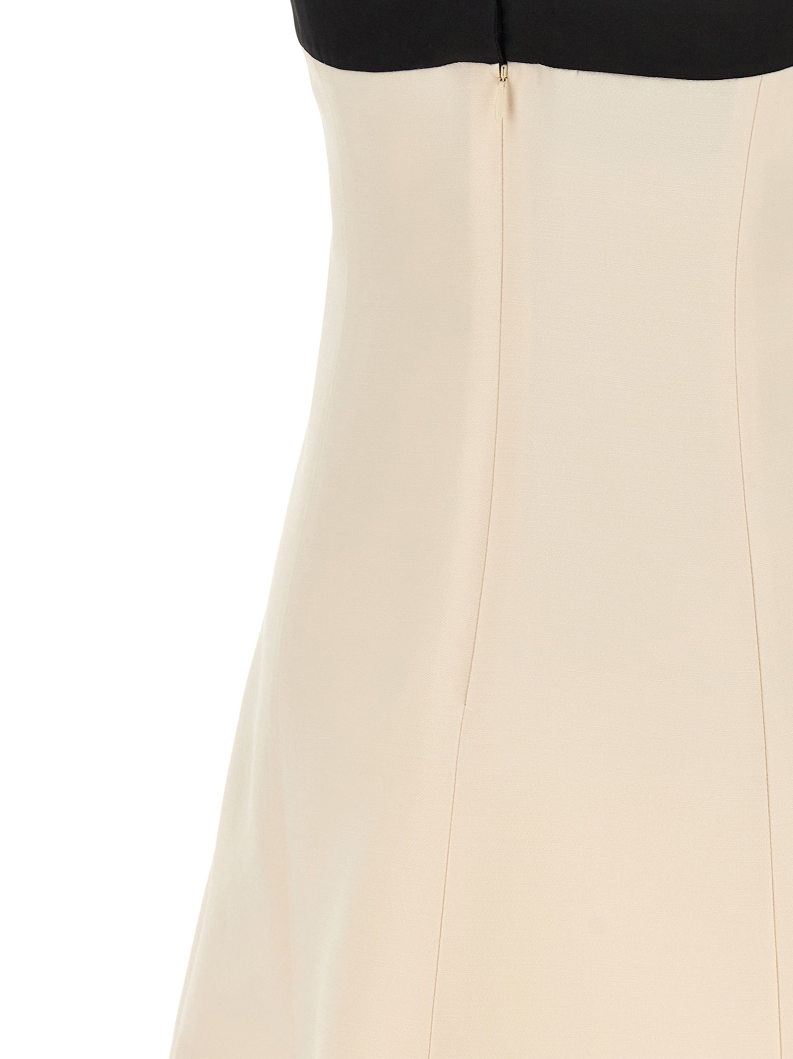 Valentino Garavani Bicolor Virgin Wool Short Women's Dress