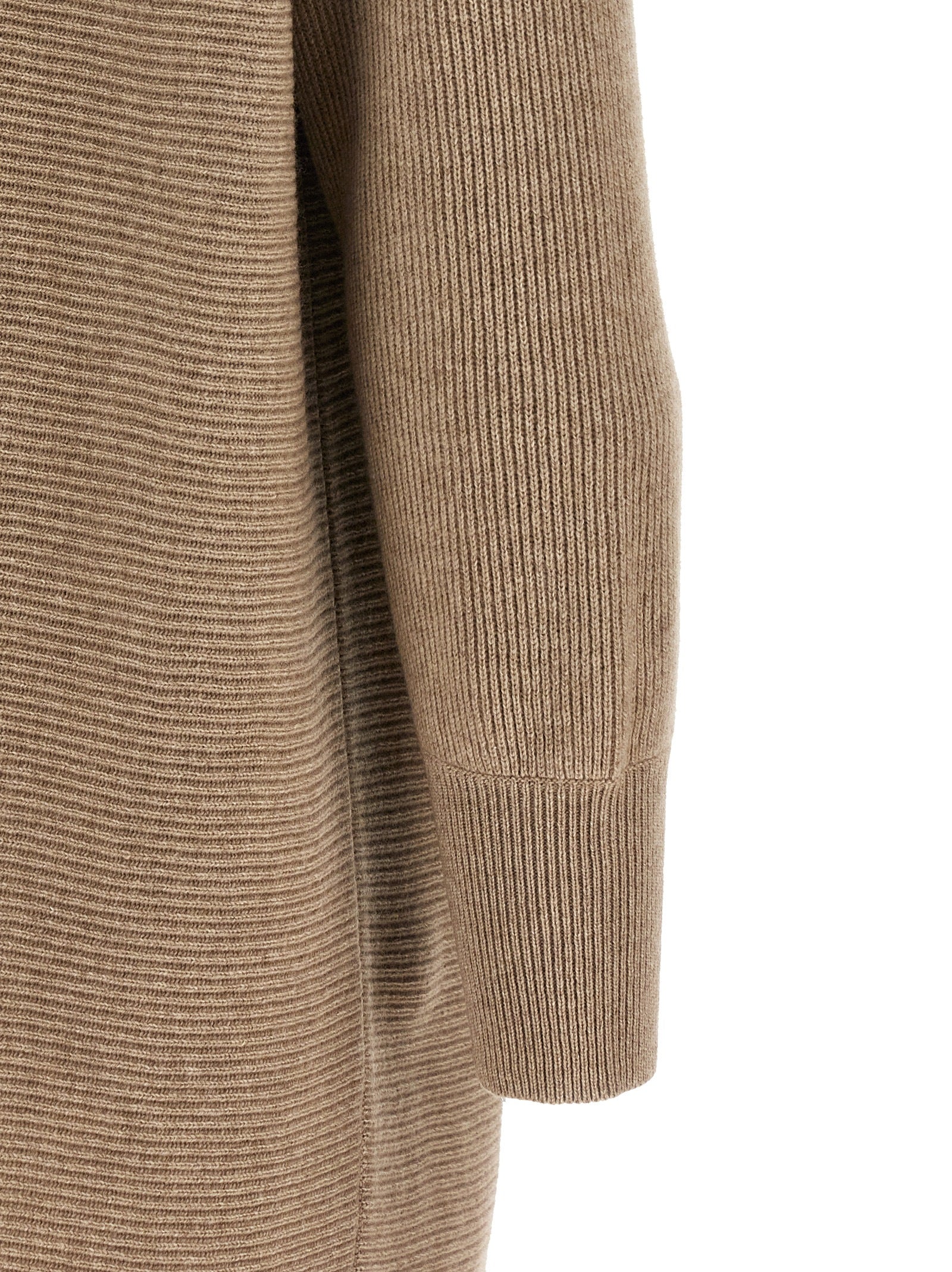 Brunello Cucinelli Beige Virgin Wool Short Women's Dress