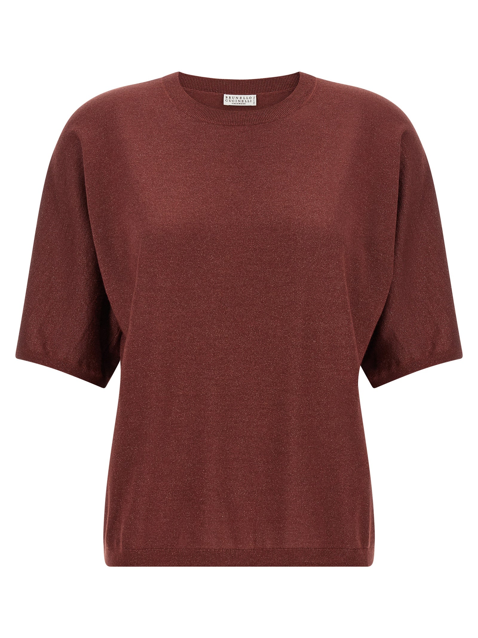 Brunello Cucinelli Bordeaux Cashmere Women's Cardigan
