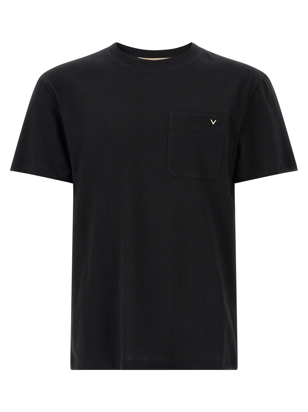 Valentino Garavani Black Cotton Men's T-Shirt