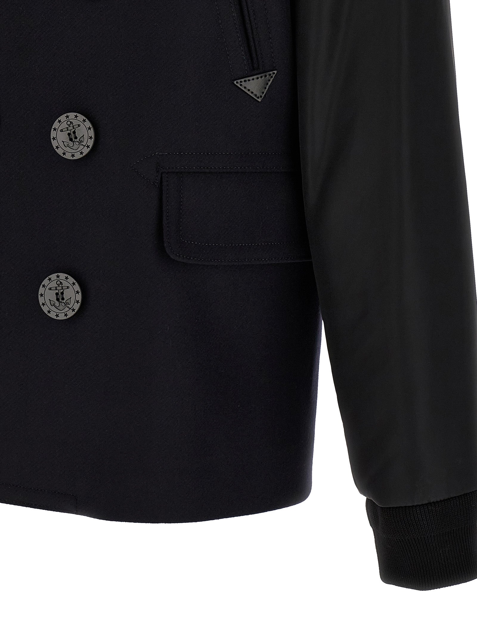 Dsquared² Blue Wool Men's Coat