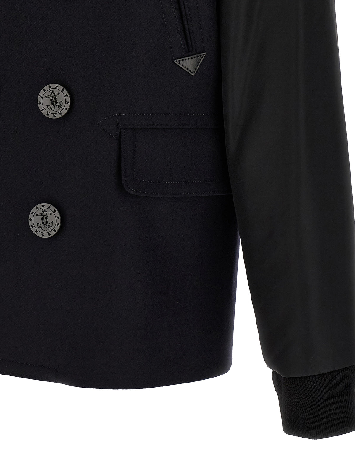 Dsquared² Blue Wool Men's Coat
