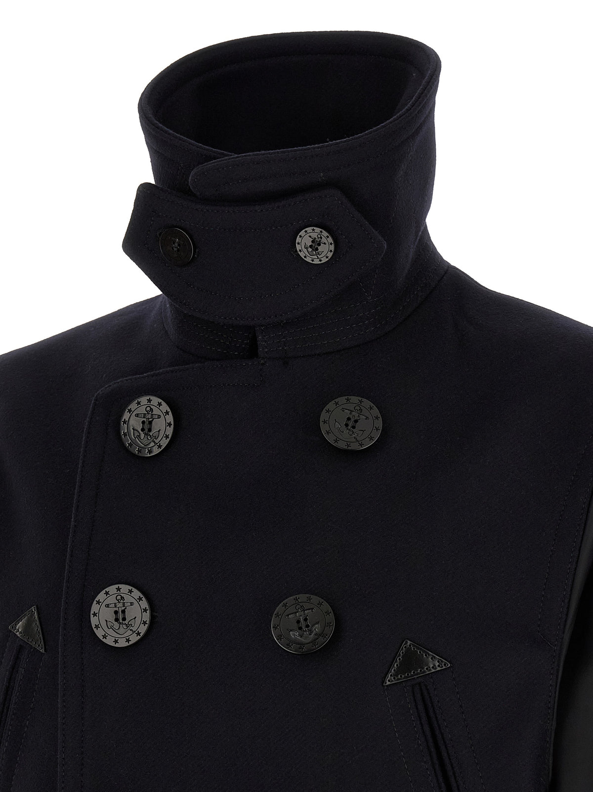 Dsquared² Blue Wool Men's Coat