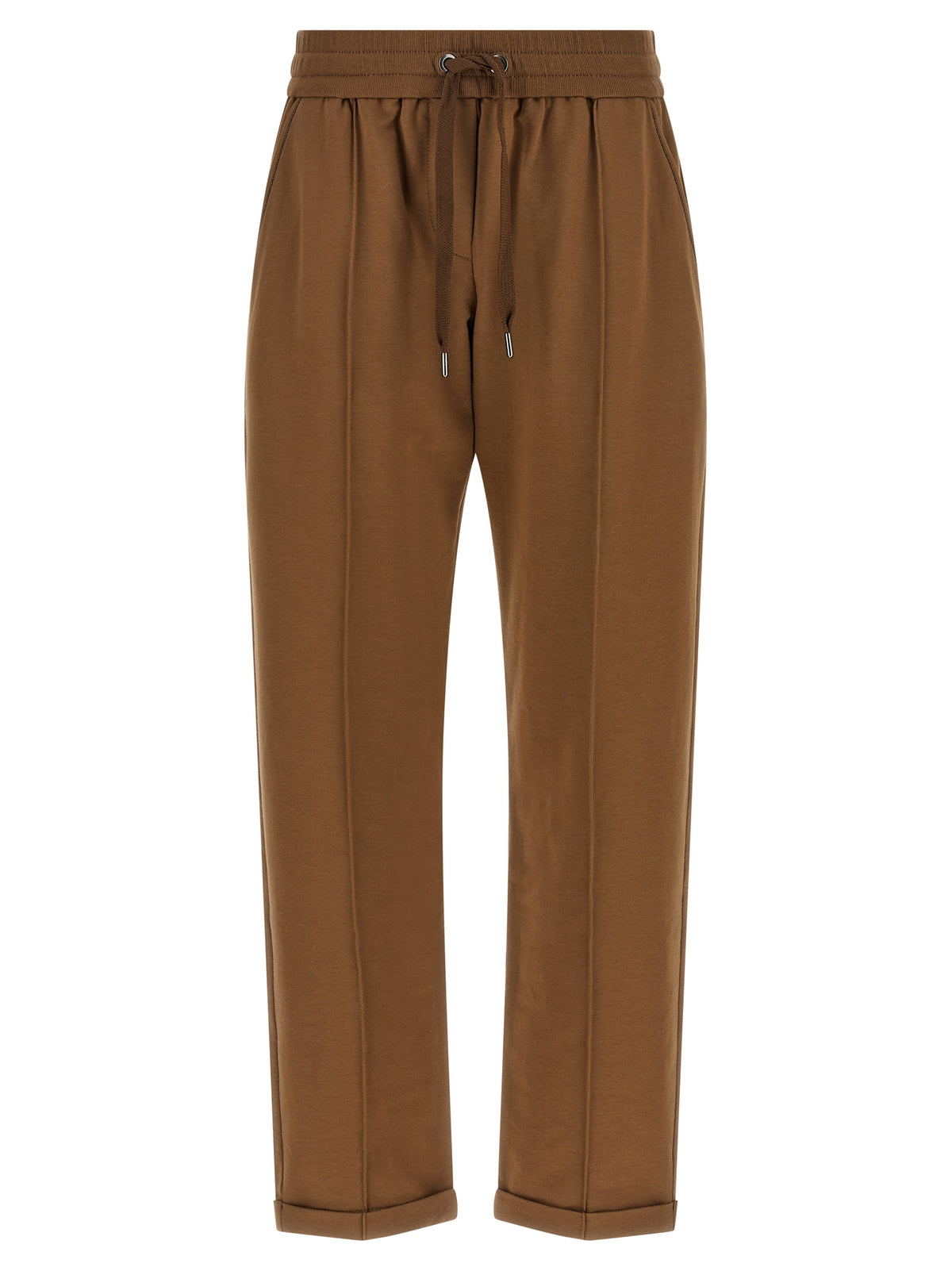 Brunello Cucinelli Brown Cotton Joggers (Workout Women's Pants)