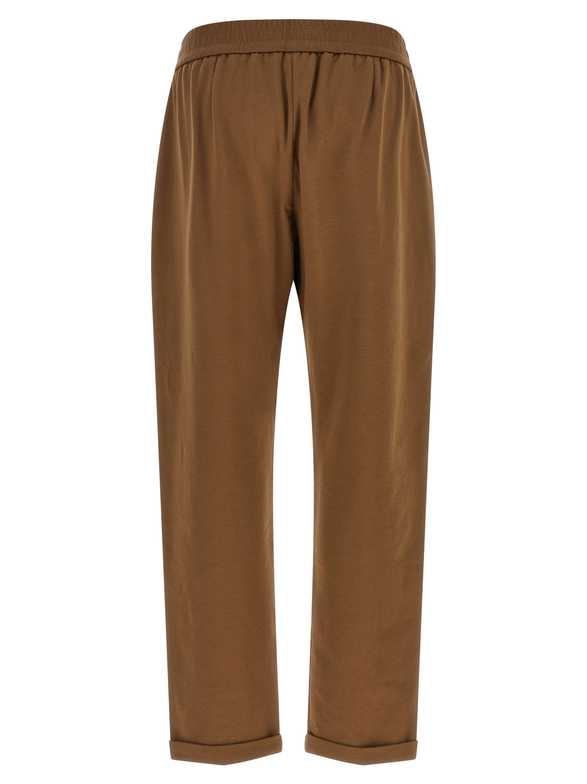 Brunello Cucinelli Brown Cotton Joggers (Workout Women's Pants)
