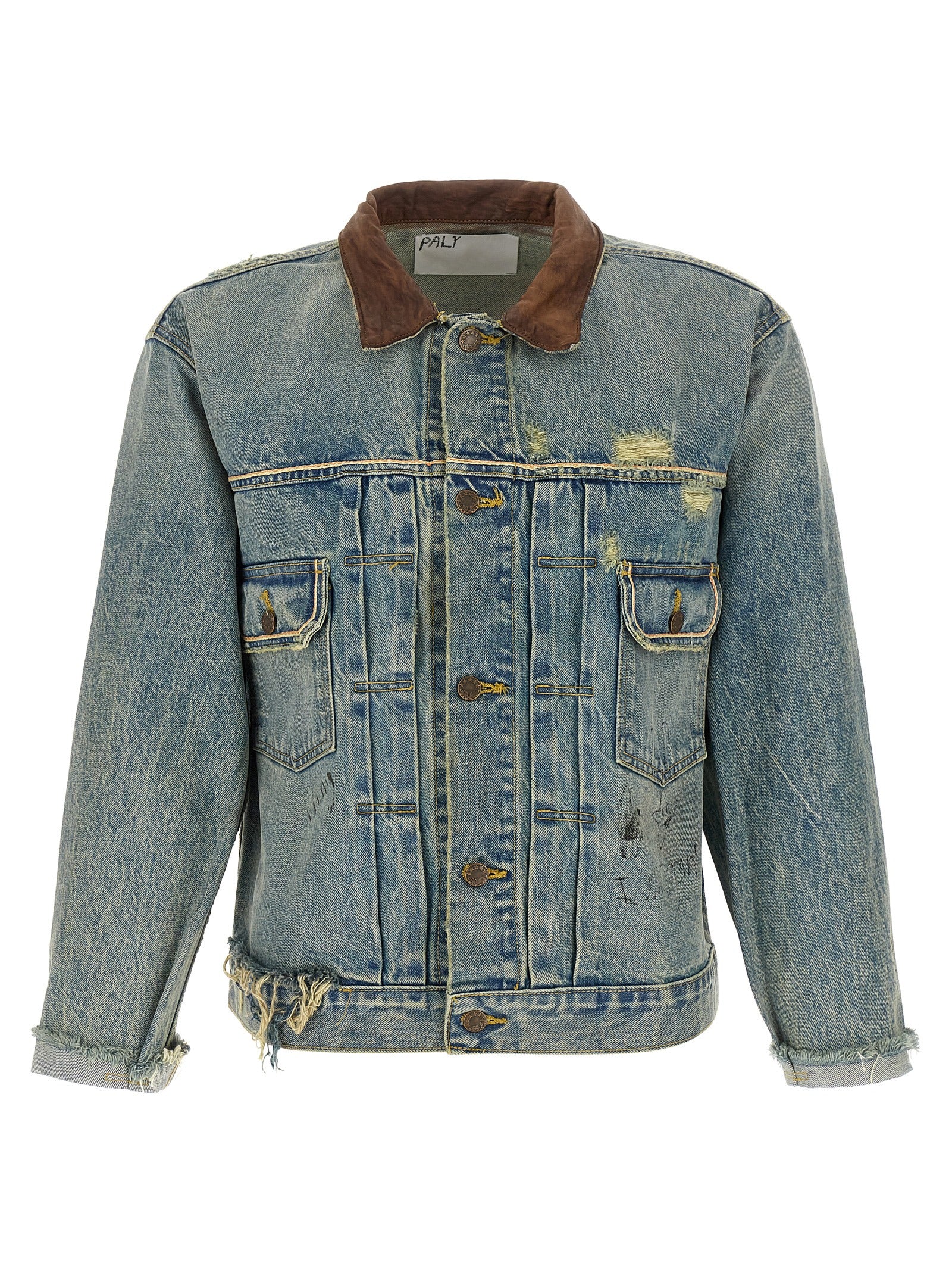 PALY Blue Cotton Denim Men's Jacket