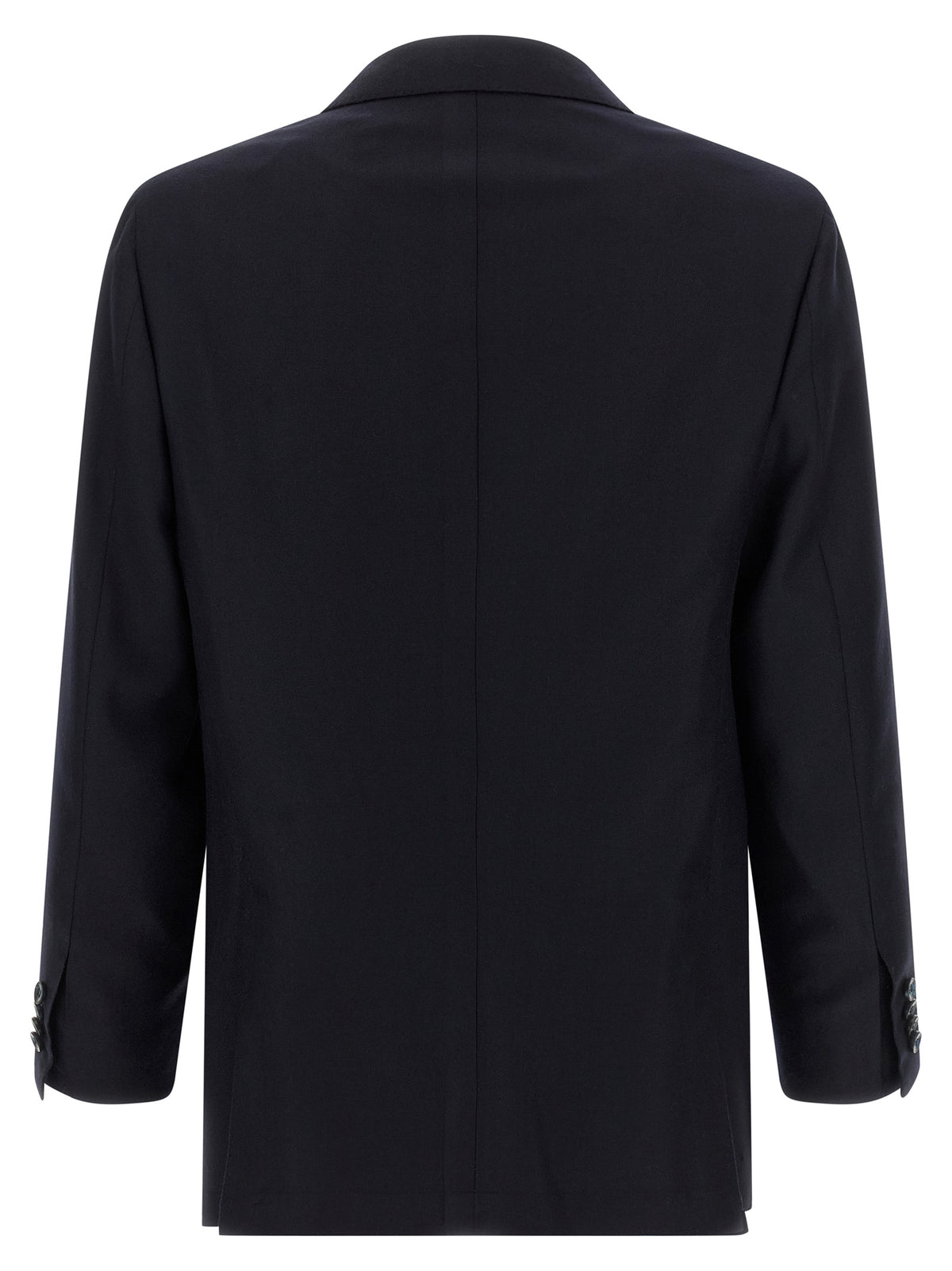 Kiton Blue Virgin Wool Two-Piece Men's Suit