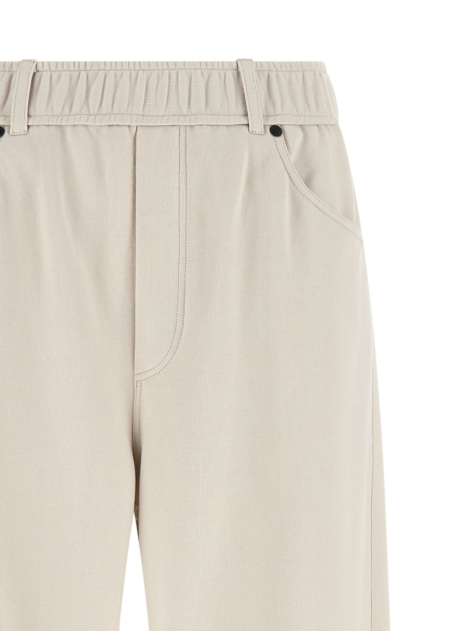Brunello Cucinelli Beige Cotton Athletic Women's Pants