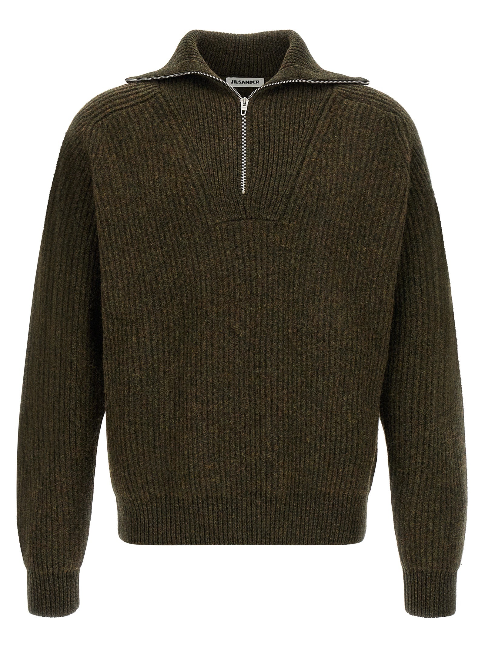 Jil Sander Bicolor Wool Men's Cardigan