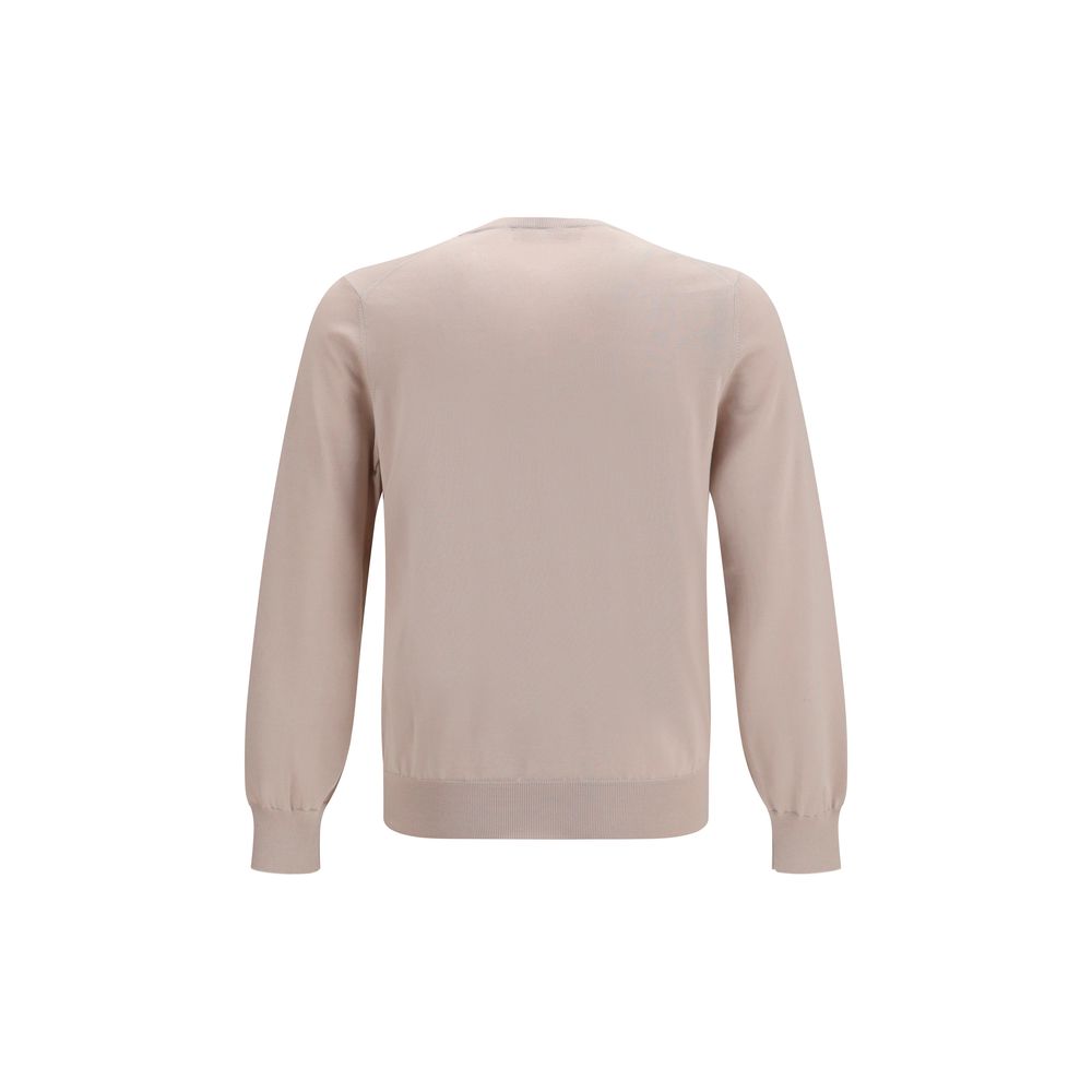 Brunello Cucinelli Beige Cotton Men's Sweatshirt