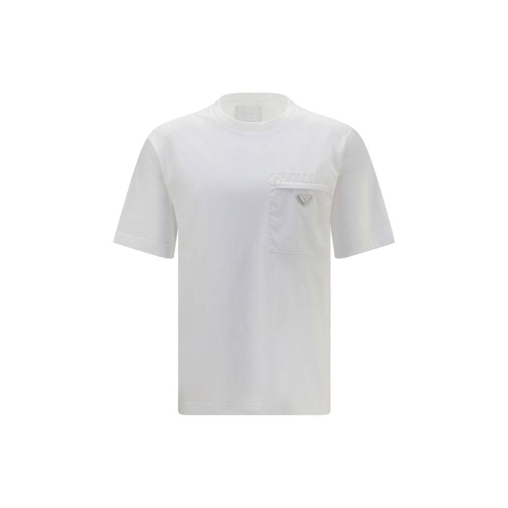 Prada White Cotton Men's T-Shirt
