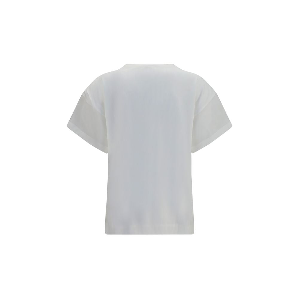 Brunello Cucinelli White Cotton Women's T-Shirt