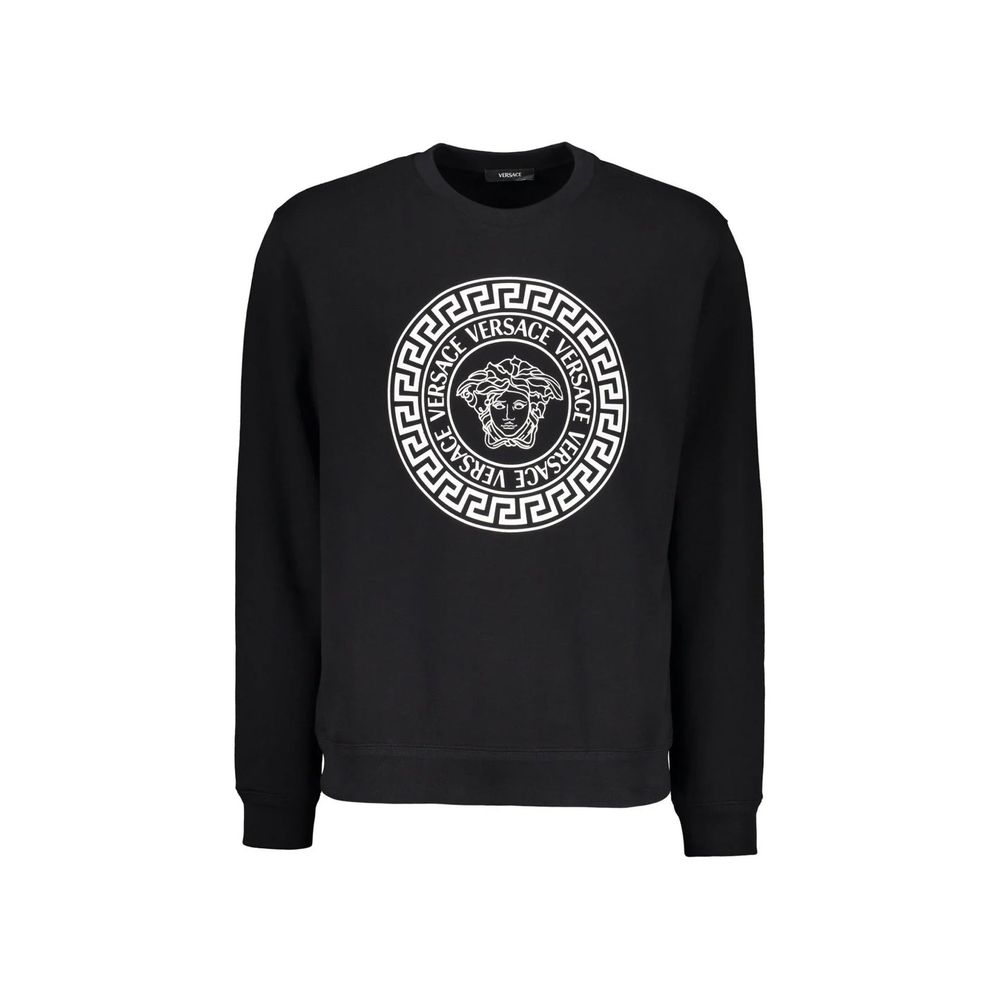 Versace Black Cotton Men's Sweatshirt