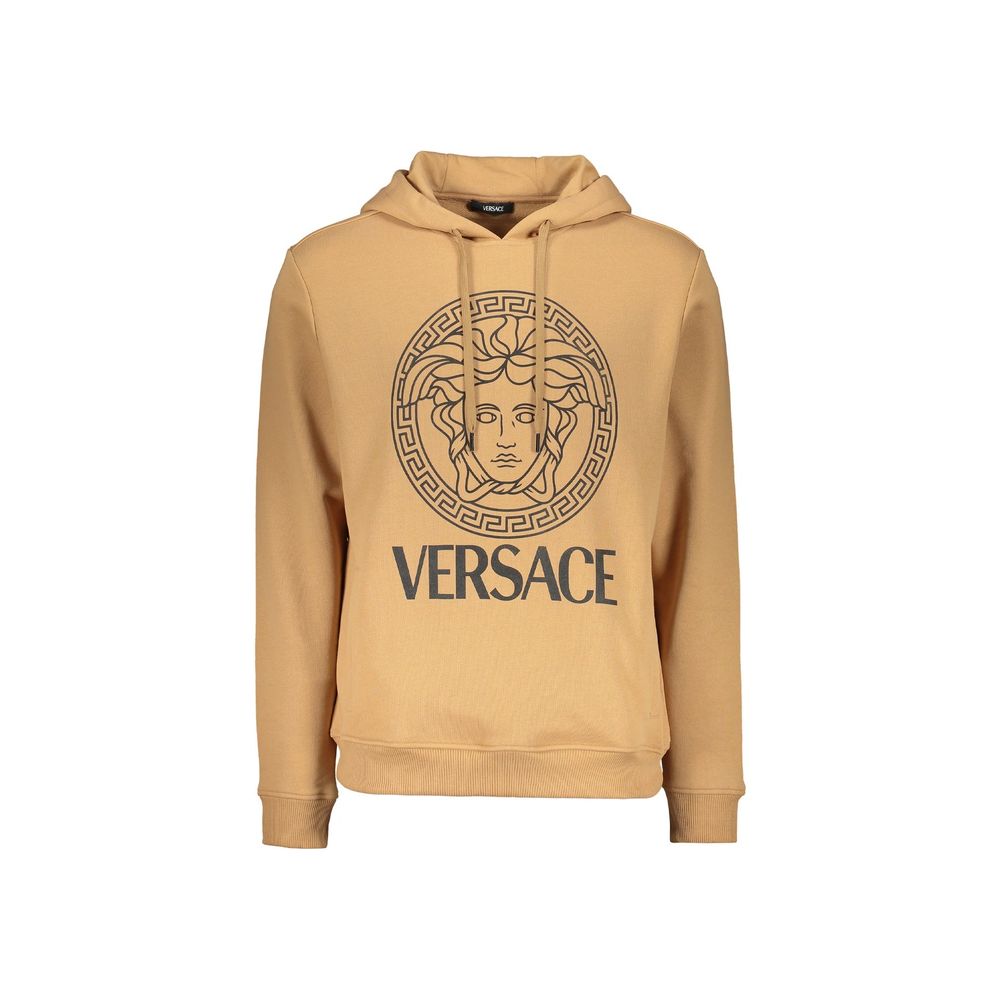 Versace Brown Cotton Men's Sweatshirt