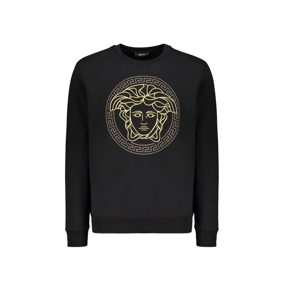 Versace Black Cotton Men's Sweatshirt