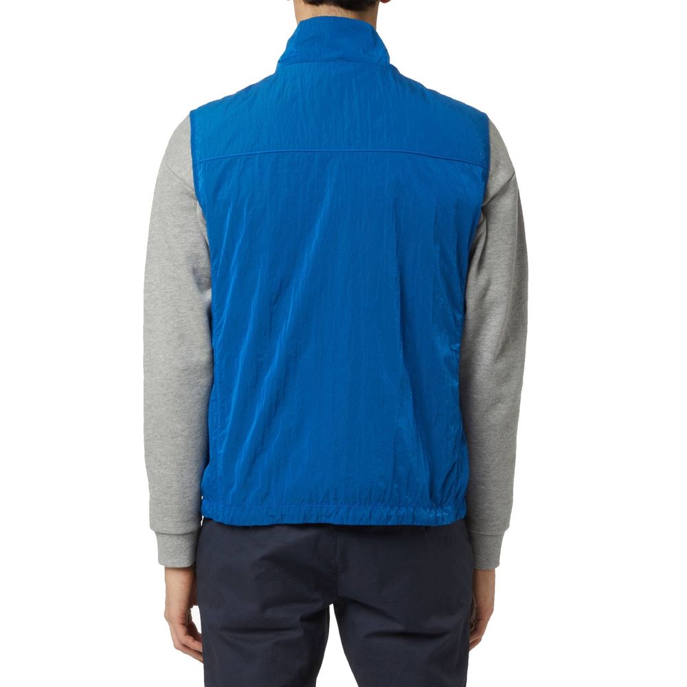 Paul & Shark Blue Nylon Sleeveless Men's Jacket