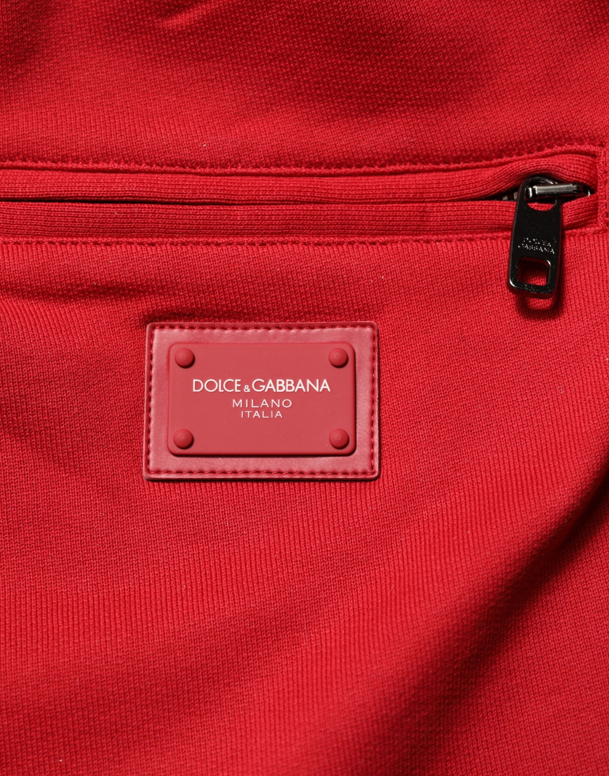 Dolce & Gabbana Red DG Logo Cotton Jogger Men SweatMen's Men's Pants
