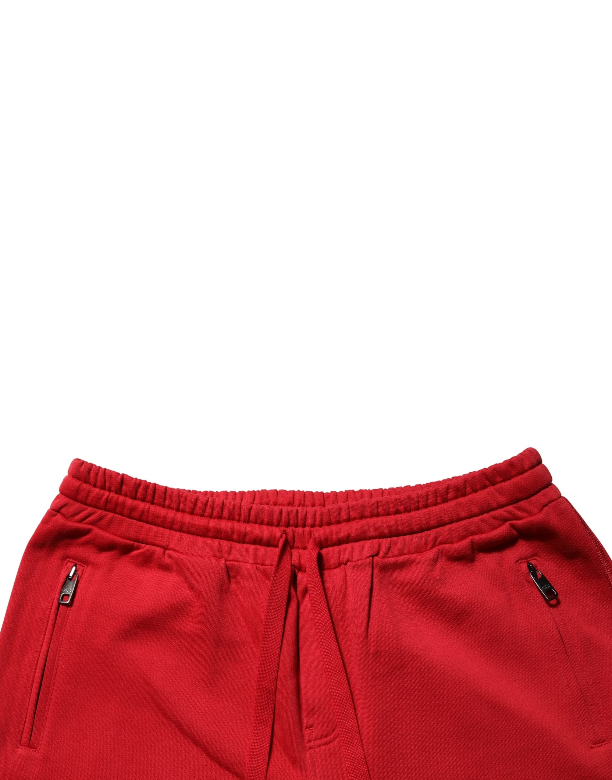 Dolce & Gabbana Red DG Logo Cotton Jogger Men SweatMen's Men's Pants