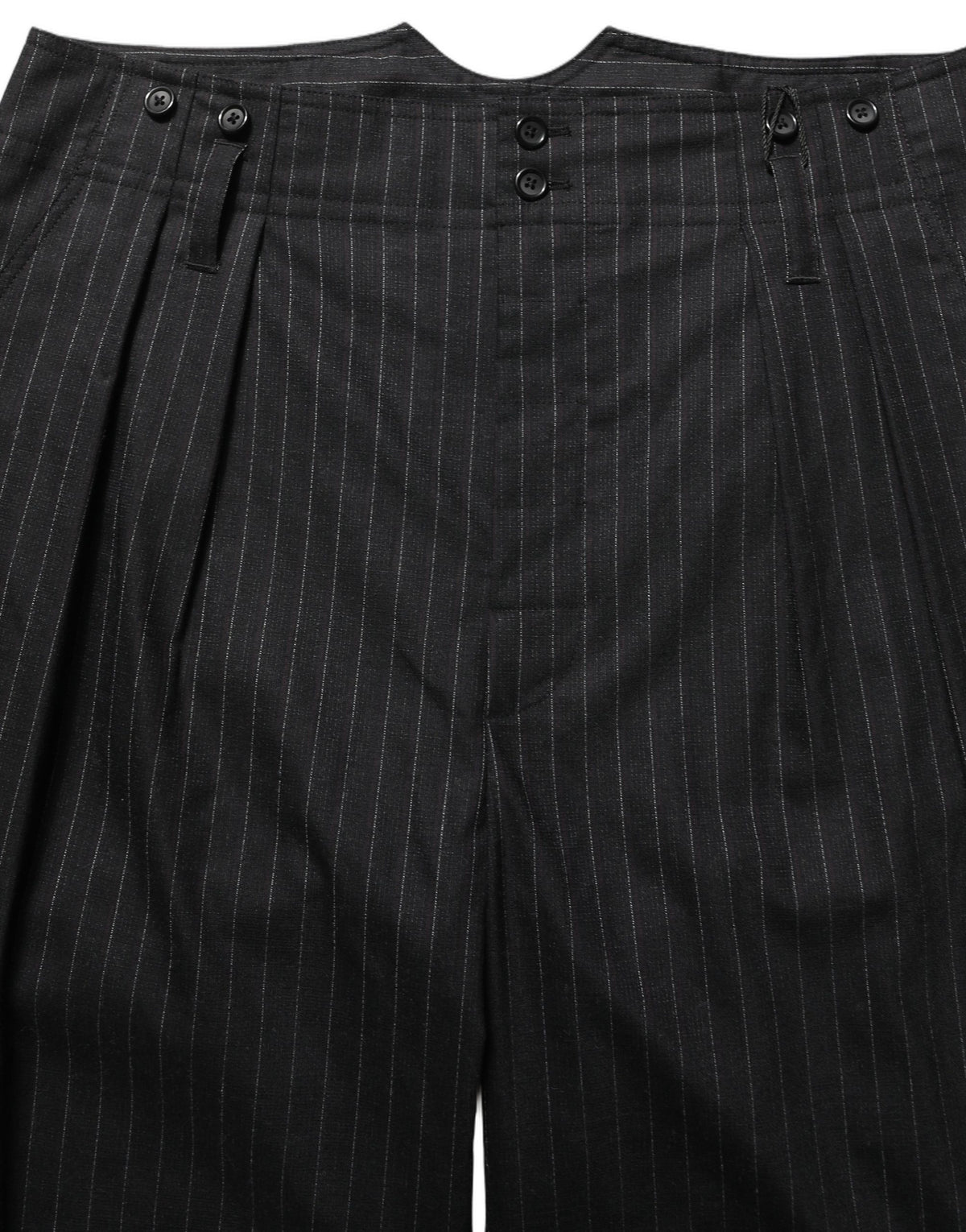 Dolce & Gabbana Black Pinstripe Wool Men Dress Trouser Men's Pants
