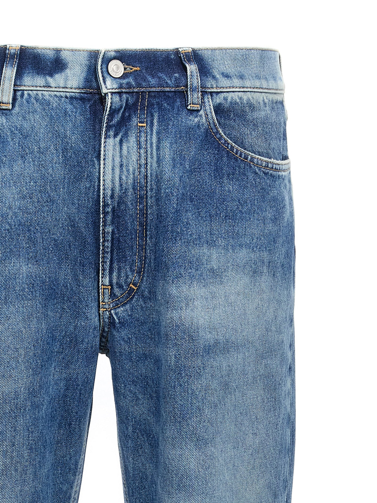 Givenchy Blue Cotton Straight-Leg Men's Jeans