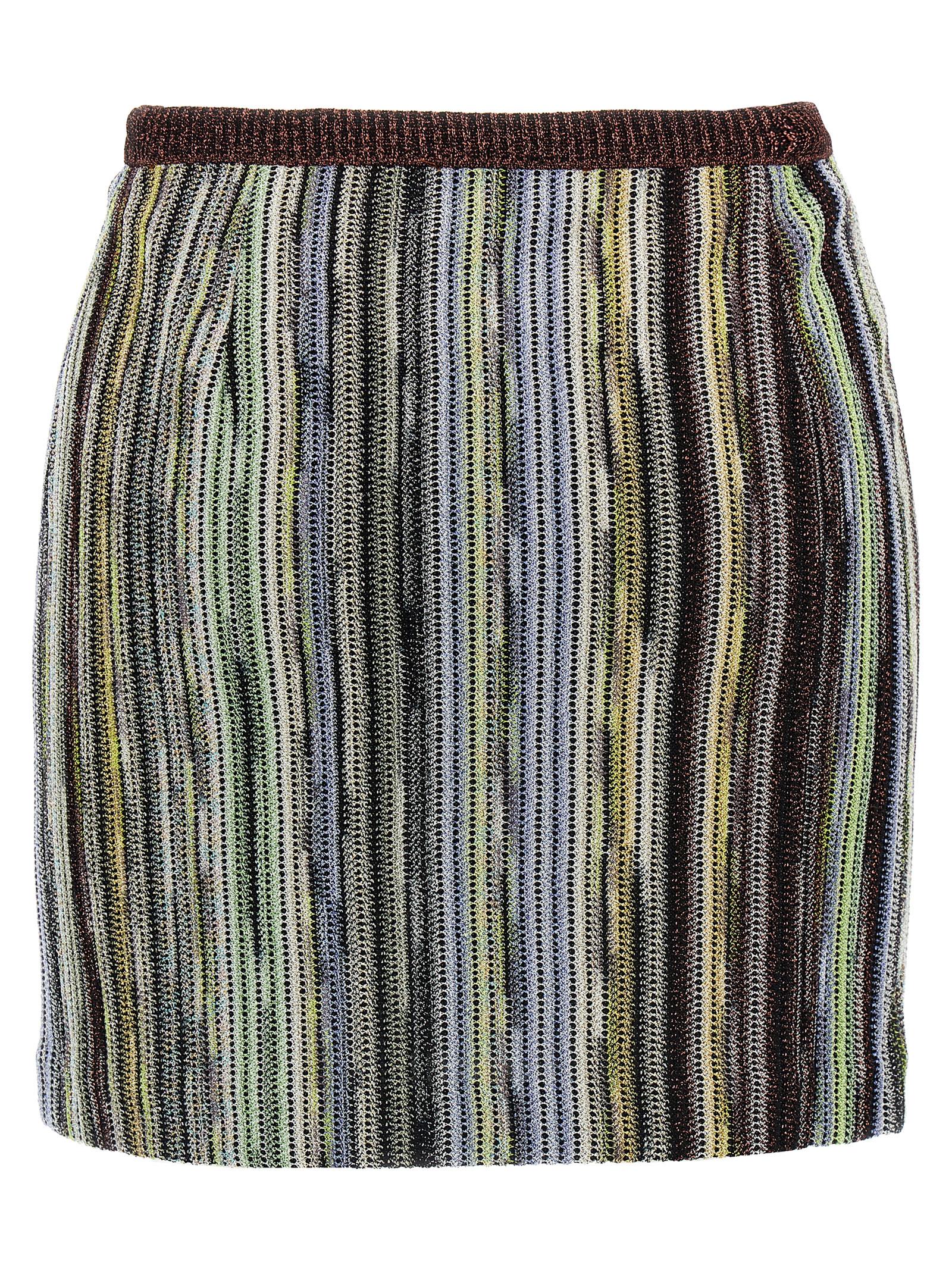 Missoni Multicolor Viscose Long Women's Skirt