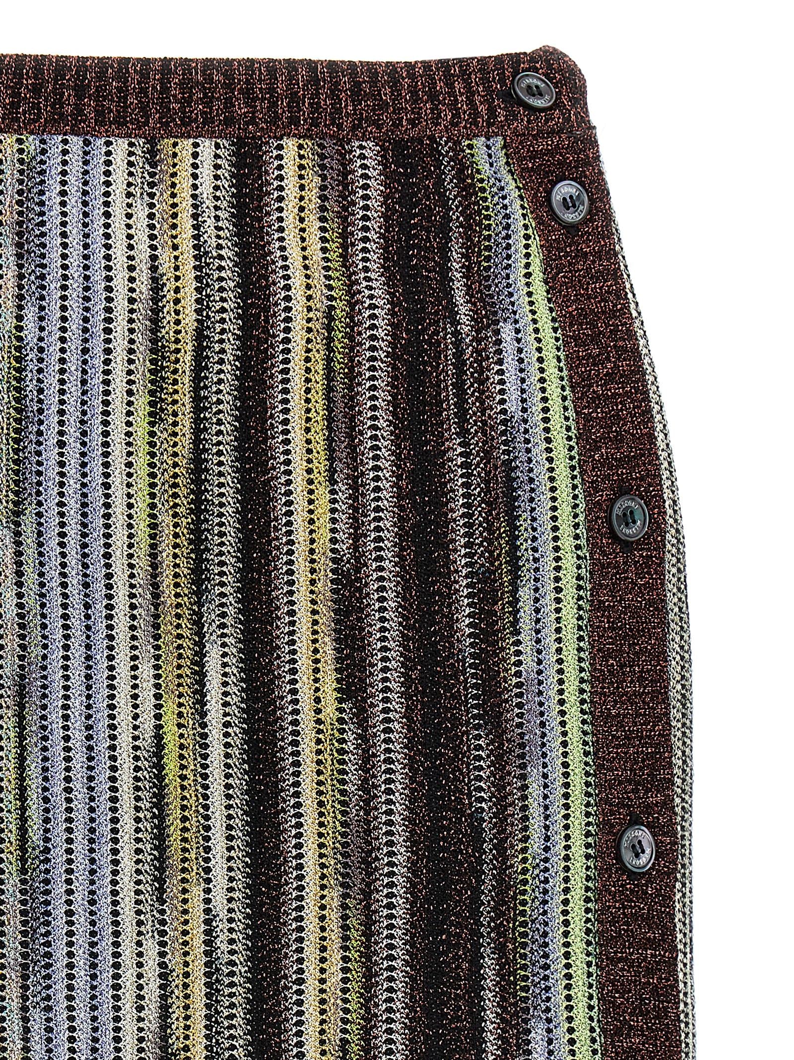 Missoni Multicolor Viscose Long Women's Skirt
