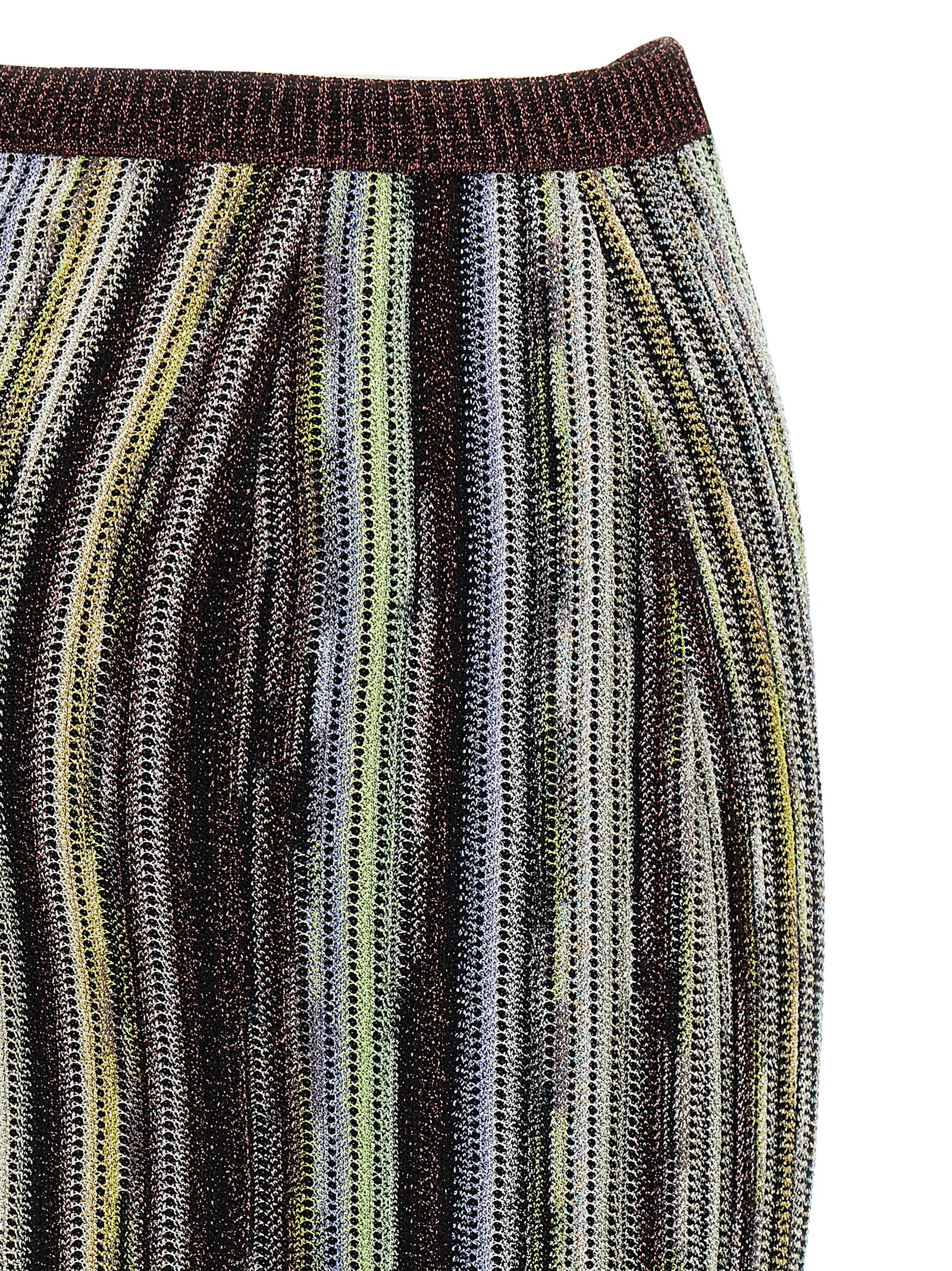 Missoni Multicolor Viscose Long Women's Skirt