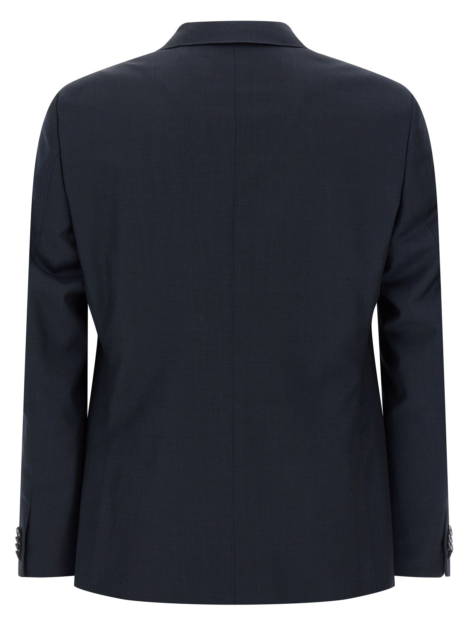 ZEGNA Blue Wool Two-Piece Men's Suit