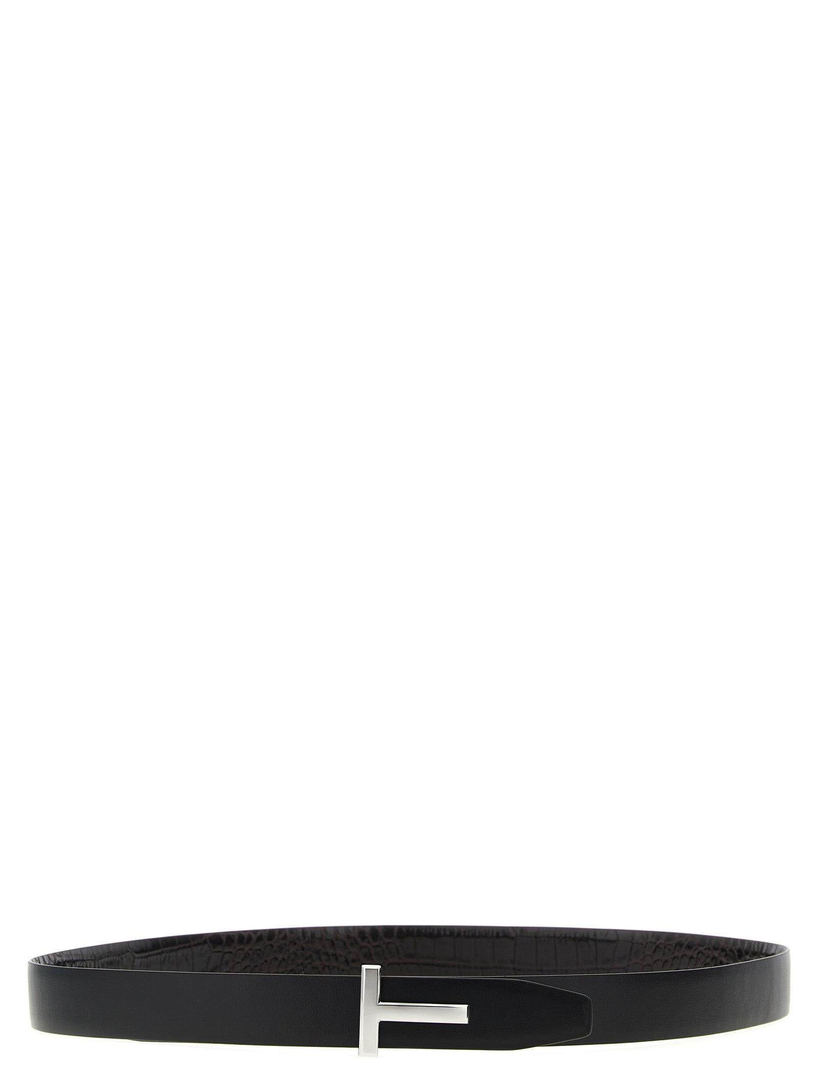 Tom Ford Brown Calfskin Regular Men's Belt
