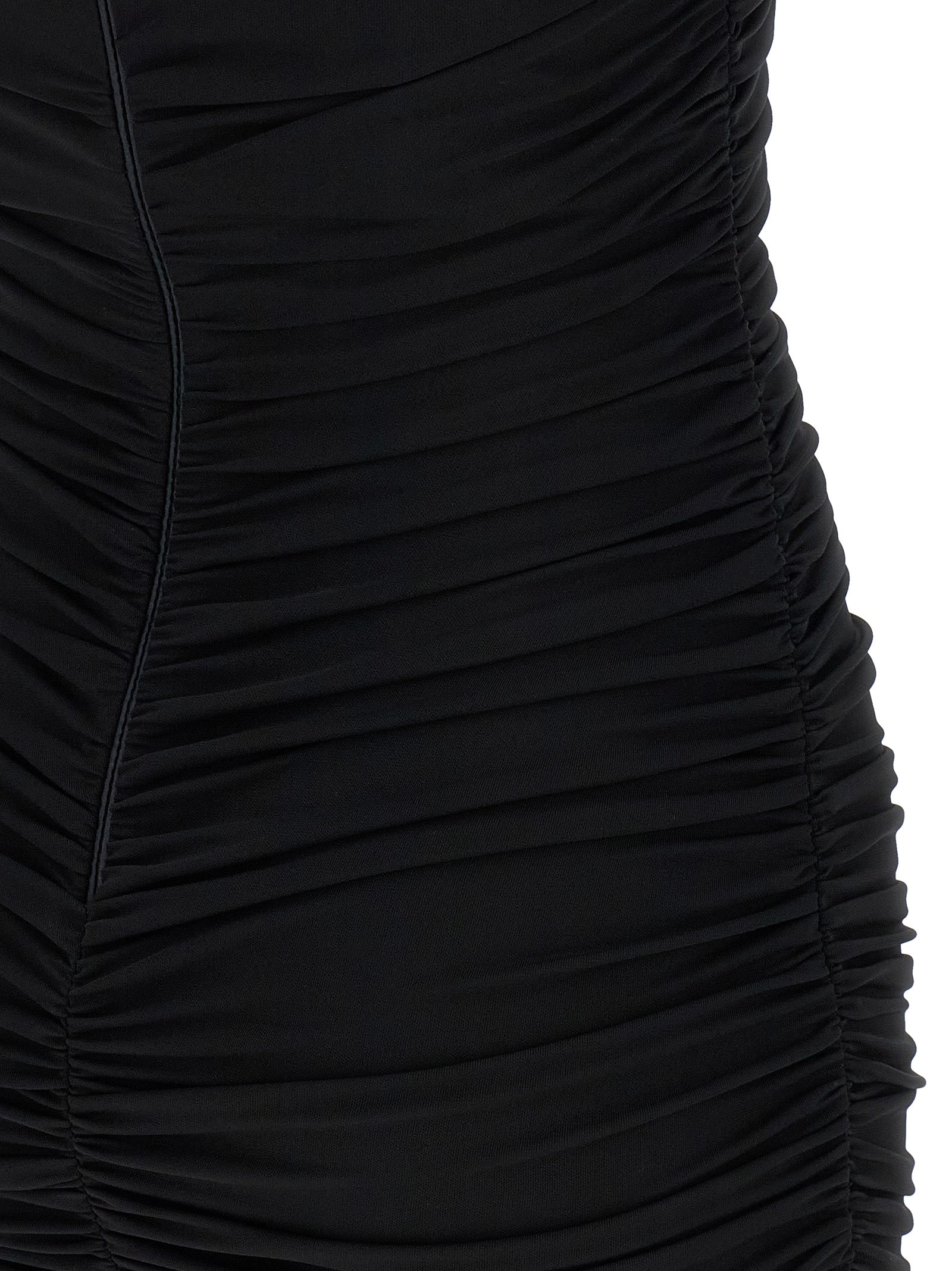 Elisabetta Franchi Black Viscose Short Women's Dress