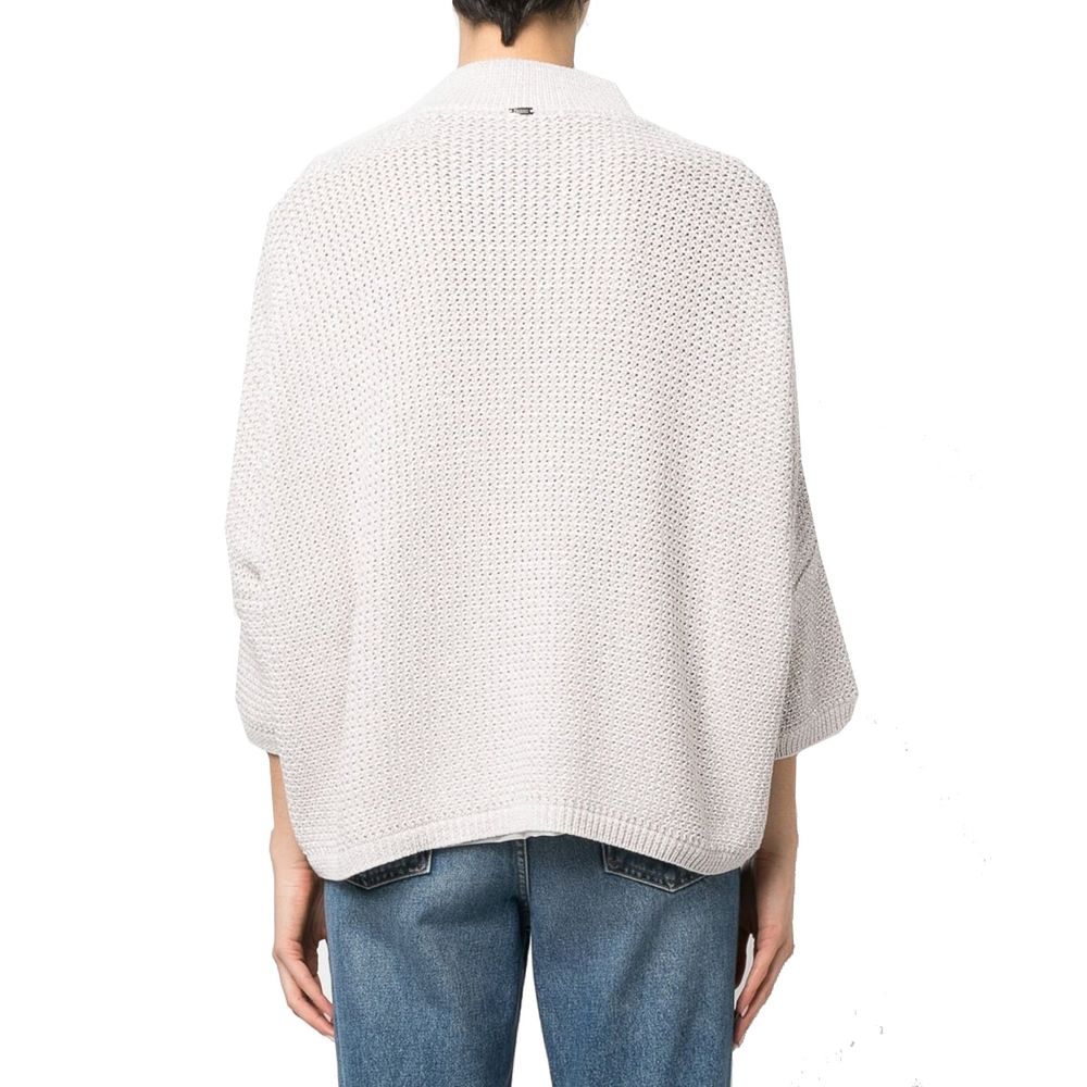 Herno Beige Cotton Women's Cardigan