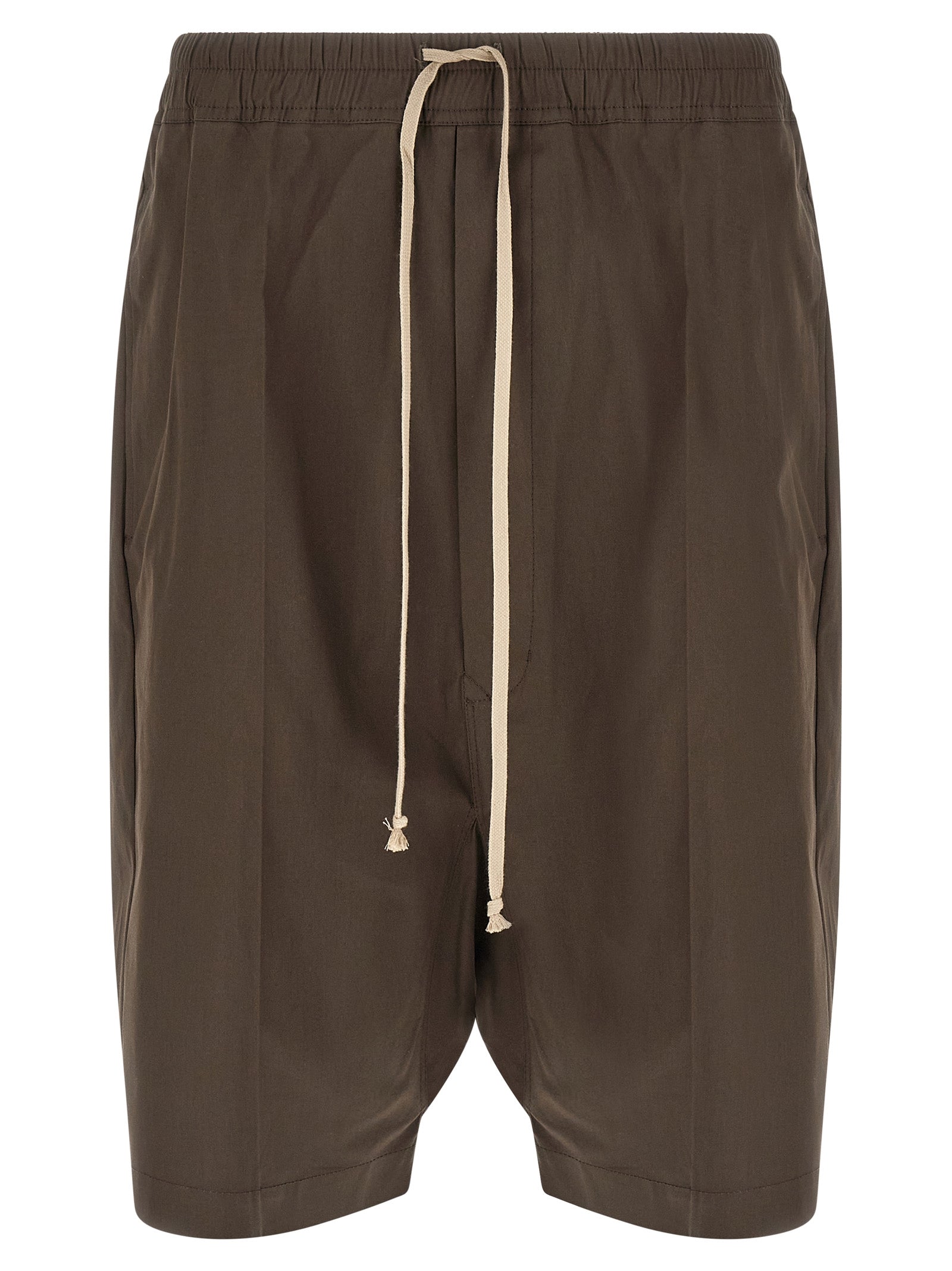 Rick Owens Brown Cotton Bermuda Men's Shorts