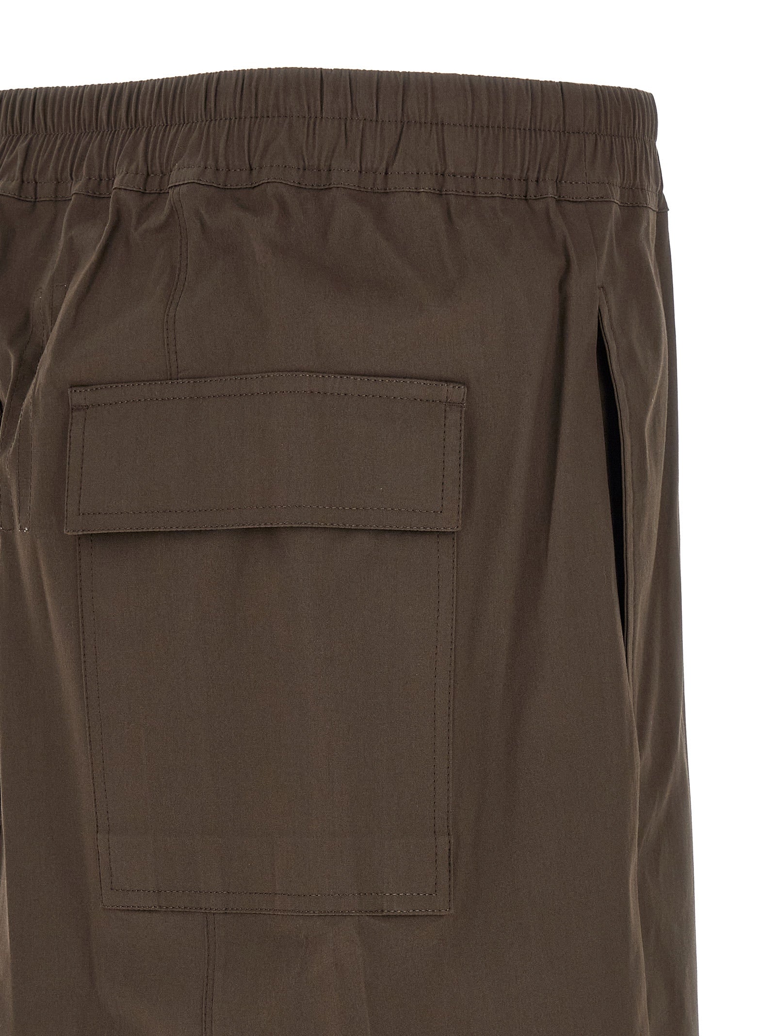 Rick Owens Brown Cotton Bermuda Men's Shorts