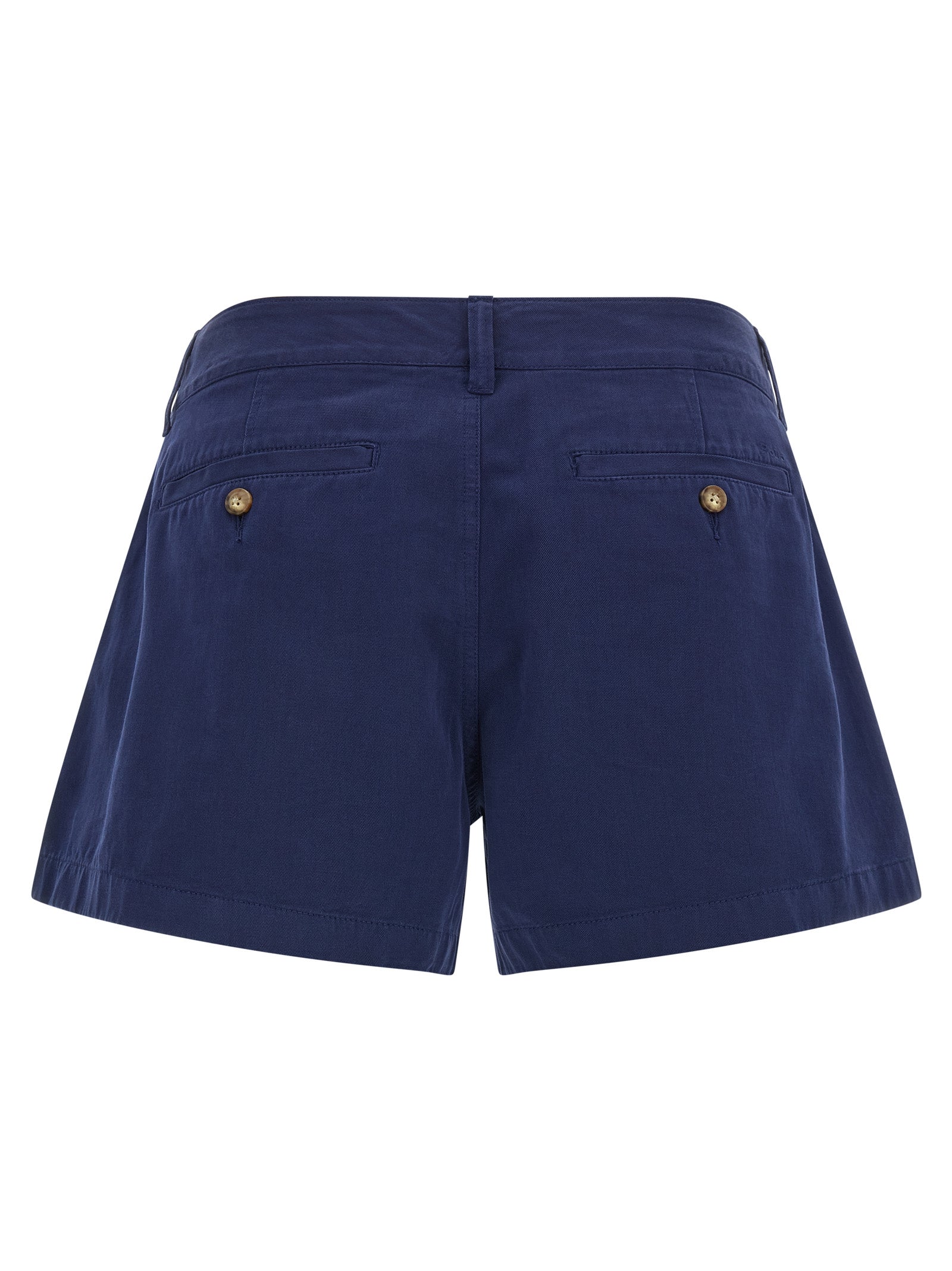 Polo Ralph Lauren Blue Cotton Bermuda Women's Shorts