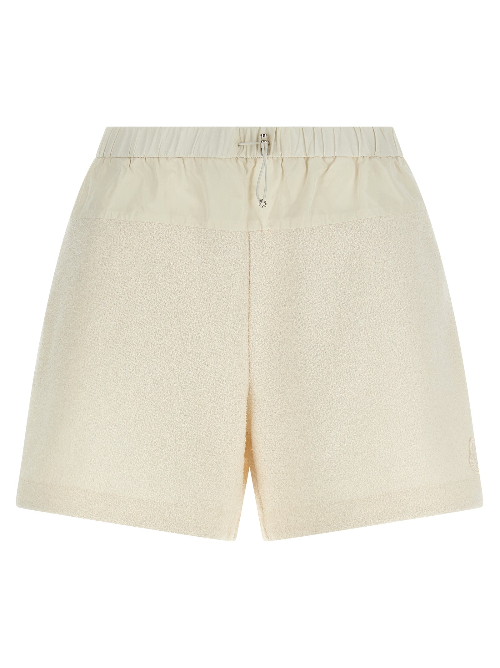 Moncler White Polyester Bermuda Women's Shorts