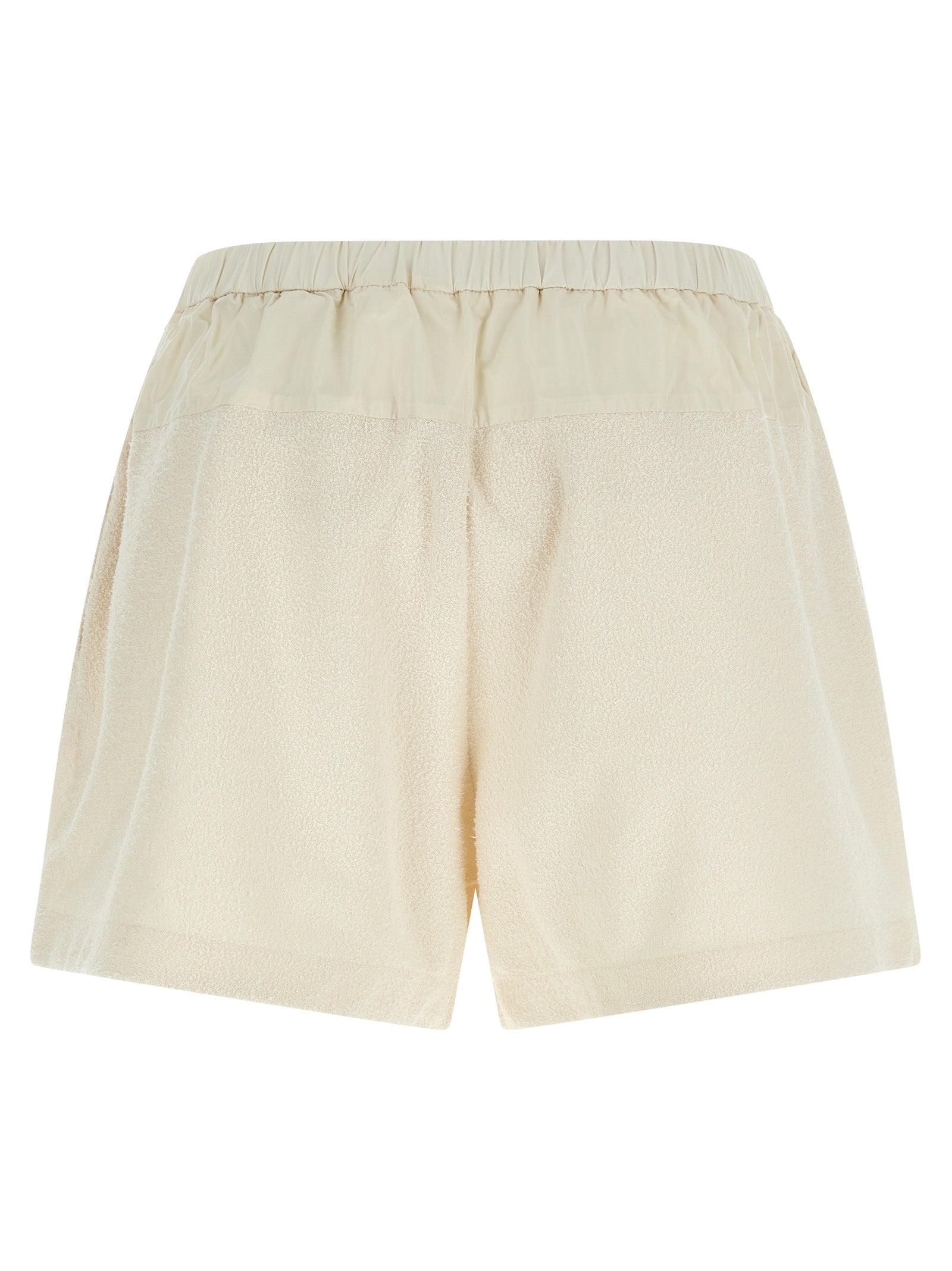 Moncler White Polyester Bermuda Women's Shorts