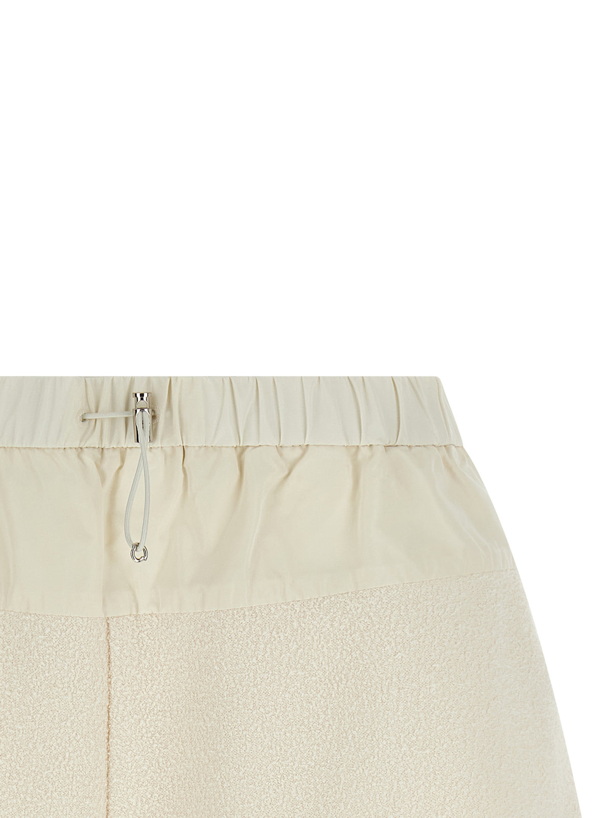 Moncler White Polyester Bermuda Women's Shorts