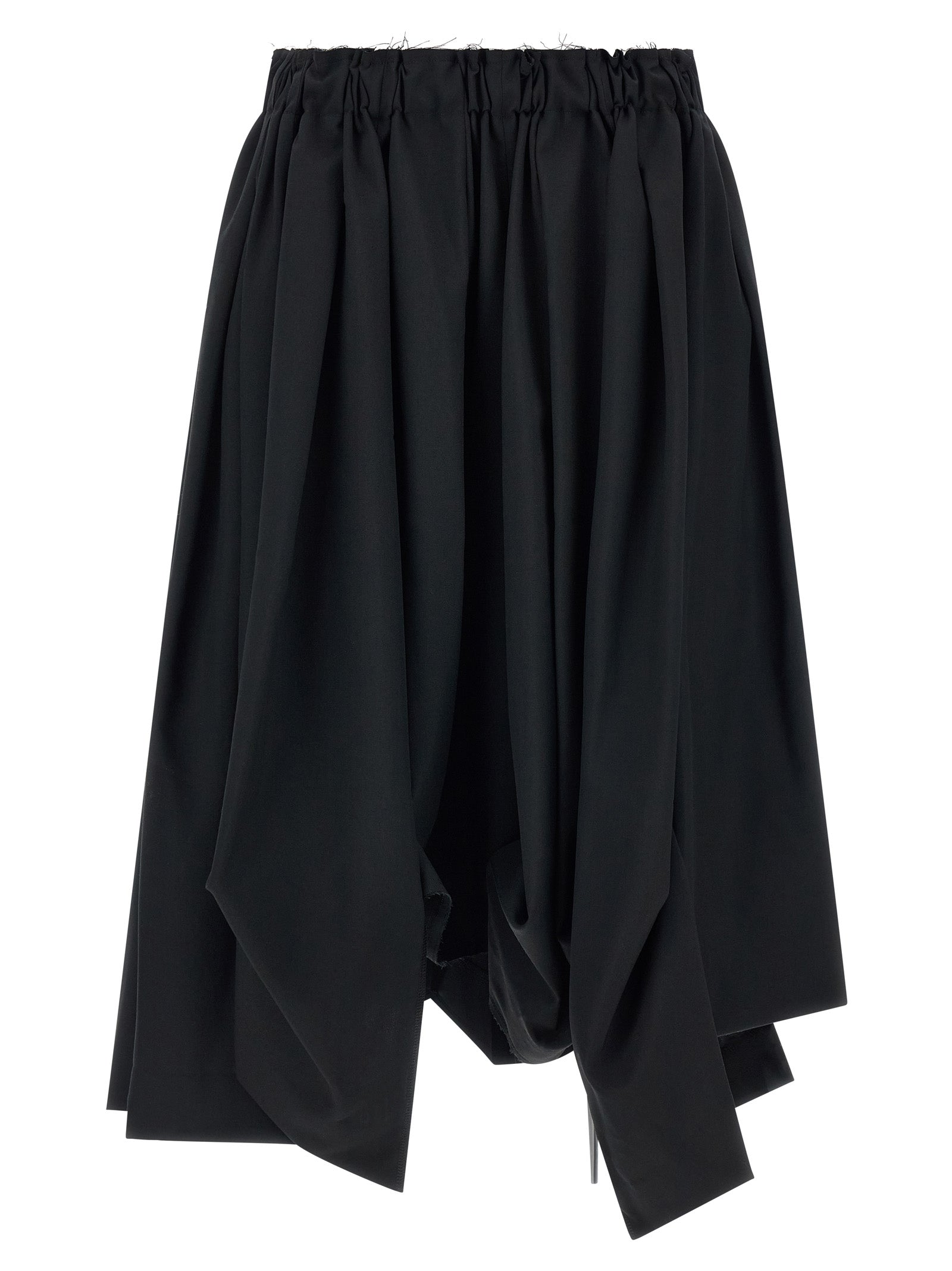 Comme Des Garçons Black Wool Bermuda Women's Shorts