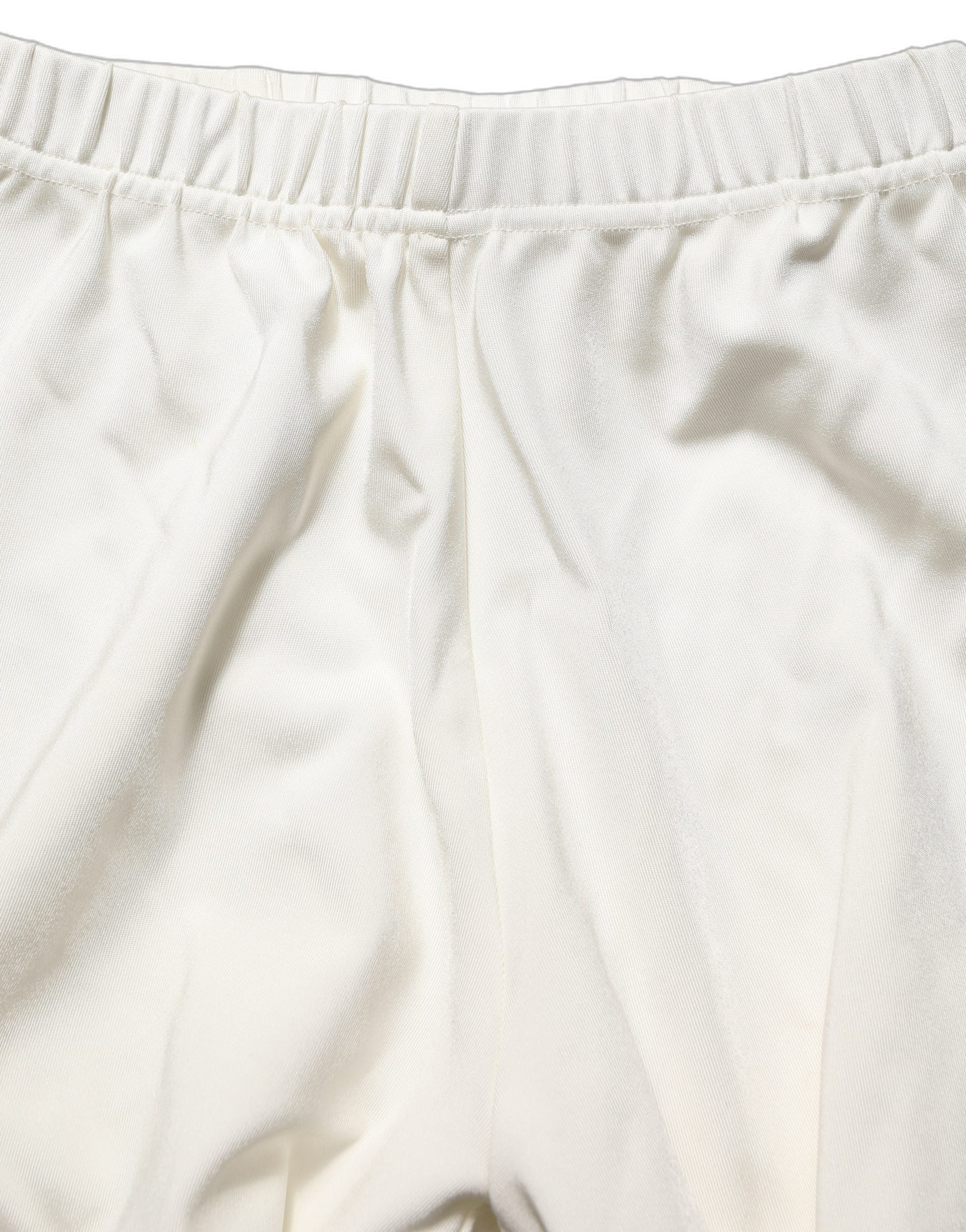 Dolce & Gabbana White High Heels Pumps Jersey Tights Women's Shoes