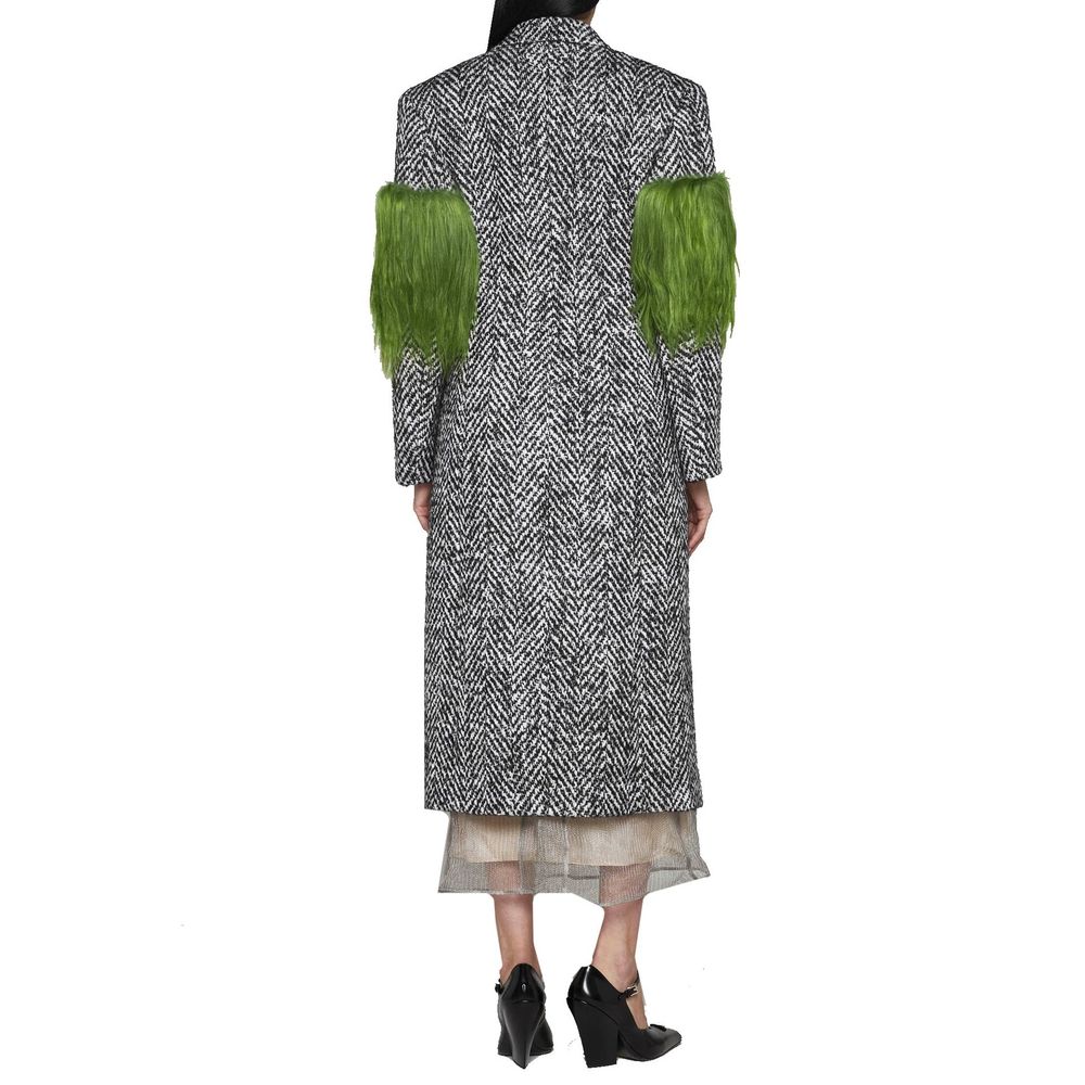 Prada Gray Wool Women's Coat