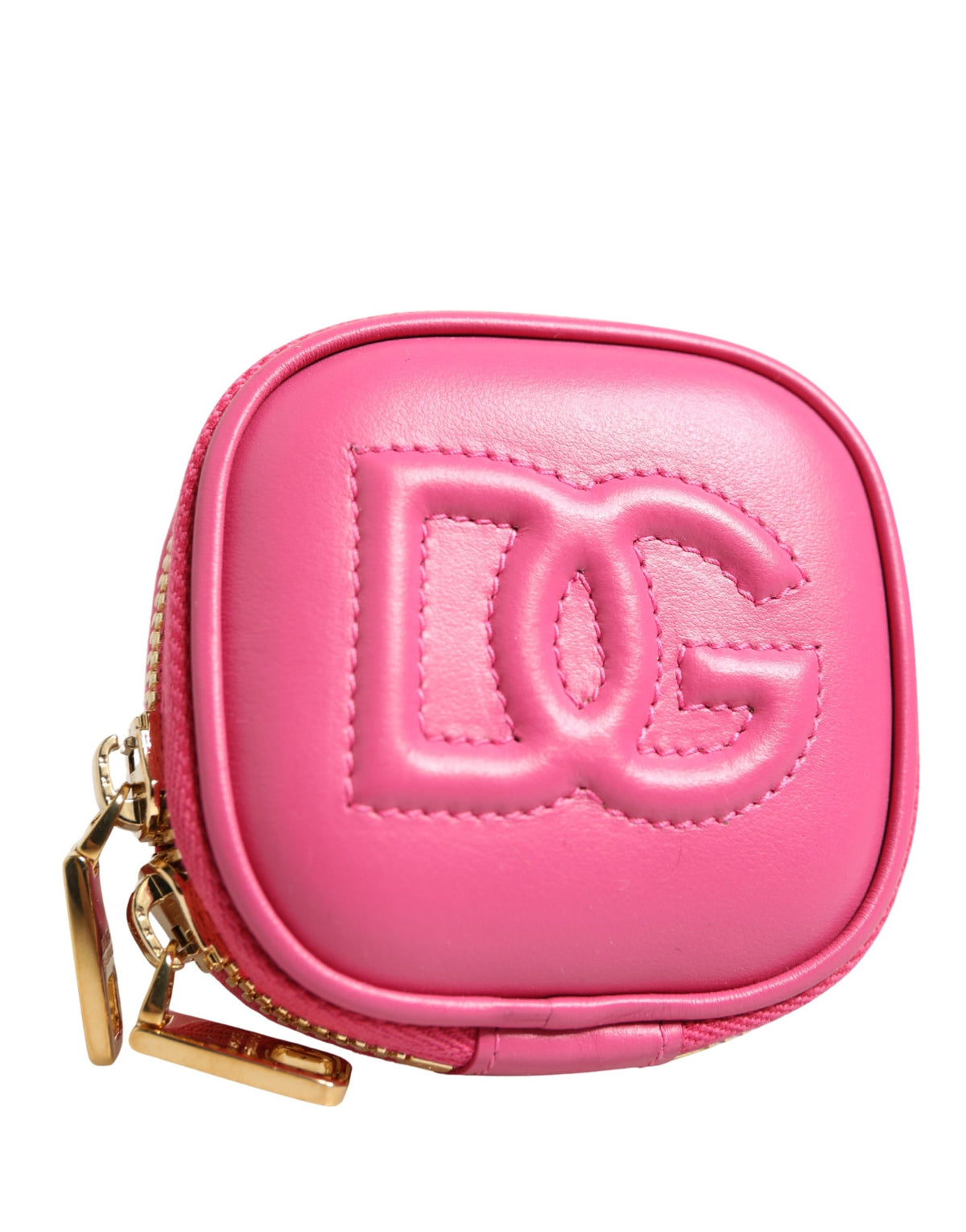 Dolce & Gabbana Pink Calf Leather DG Logo MULTIFUNCTIONAL KIT Borse Women's Bag