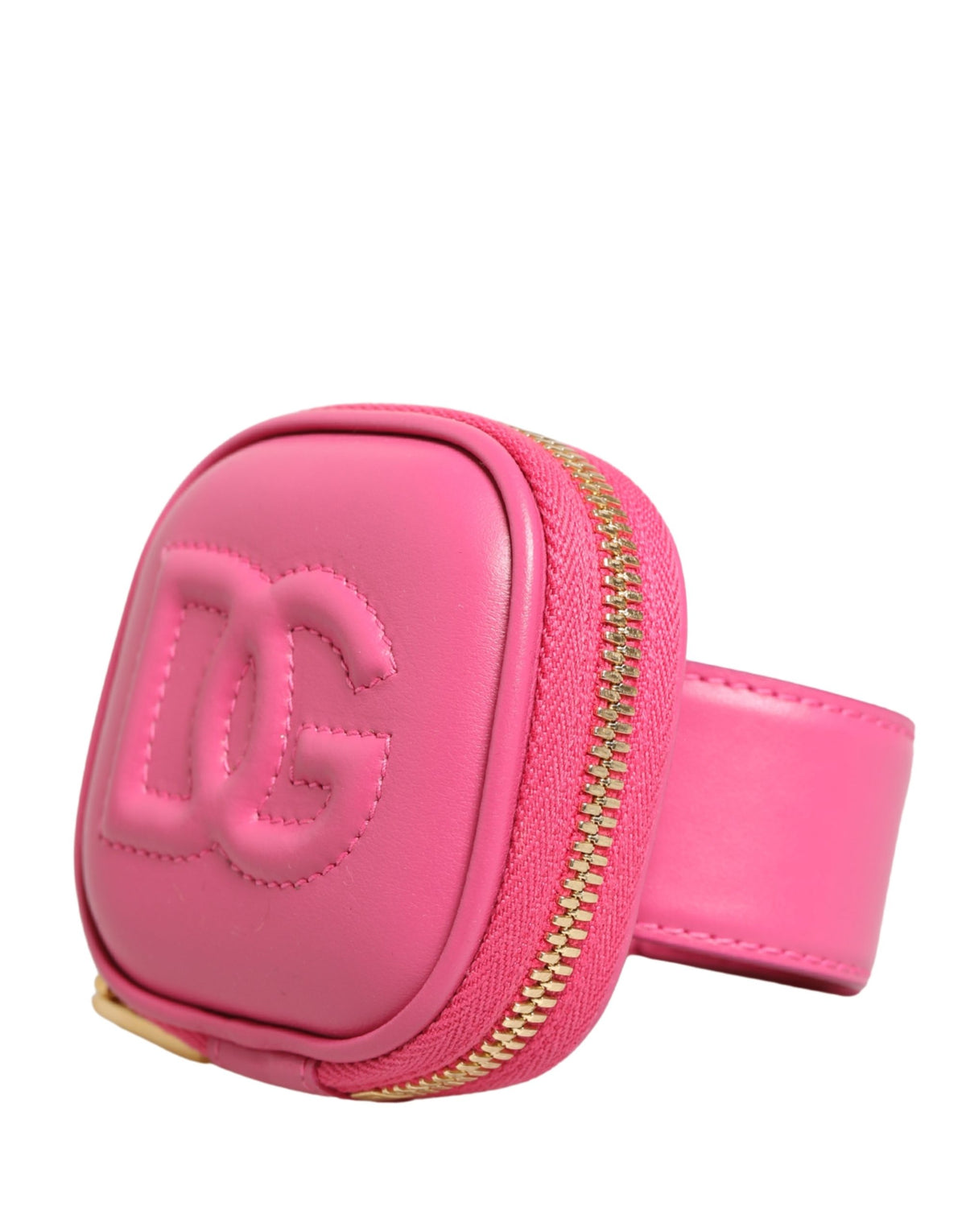Dolce & Gabbana Pink Calf Leather DG Logo MULTIFUNCTIONAL KIT Borse Women's Bag