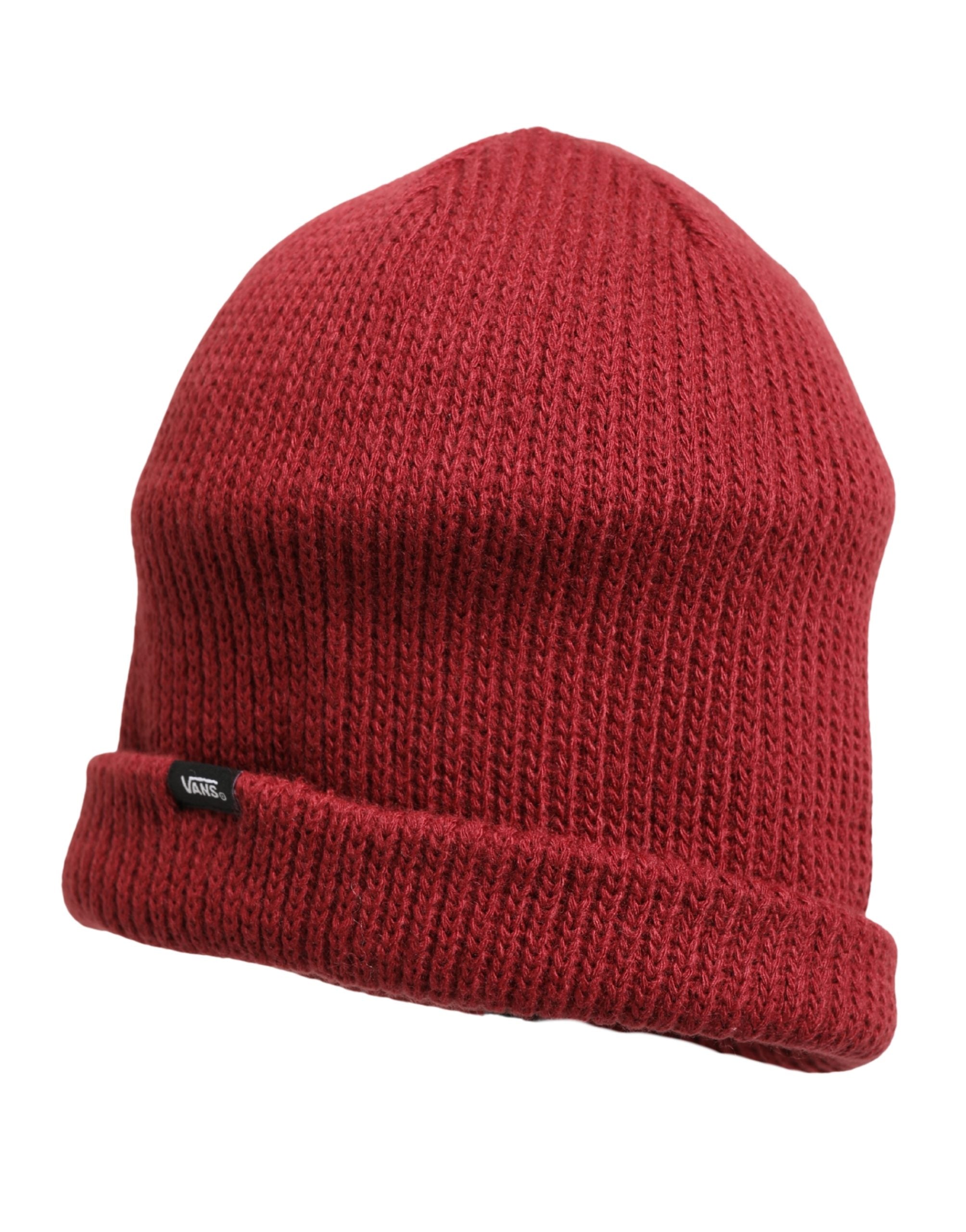 Vans Women Bordeaux Wool Knitted Winter Beanie Capello Women's Hat