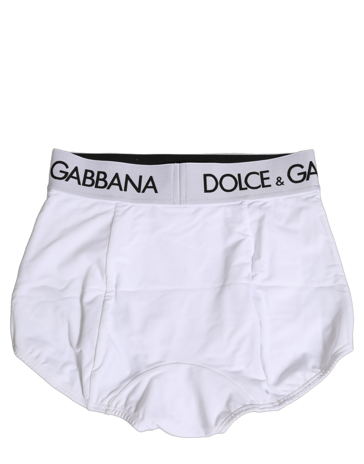 Dolce & Gabbana White Logo Waistband Coulotte Panty Women's Underwear