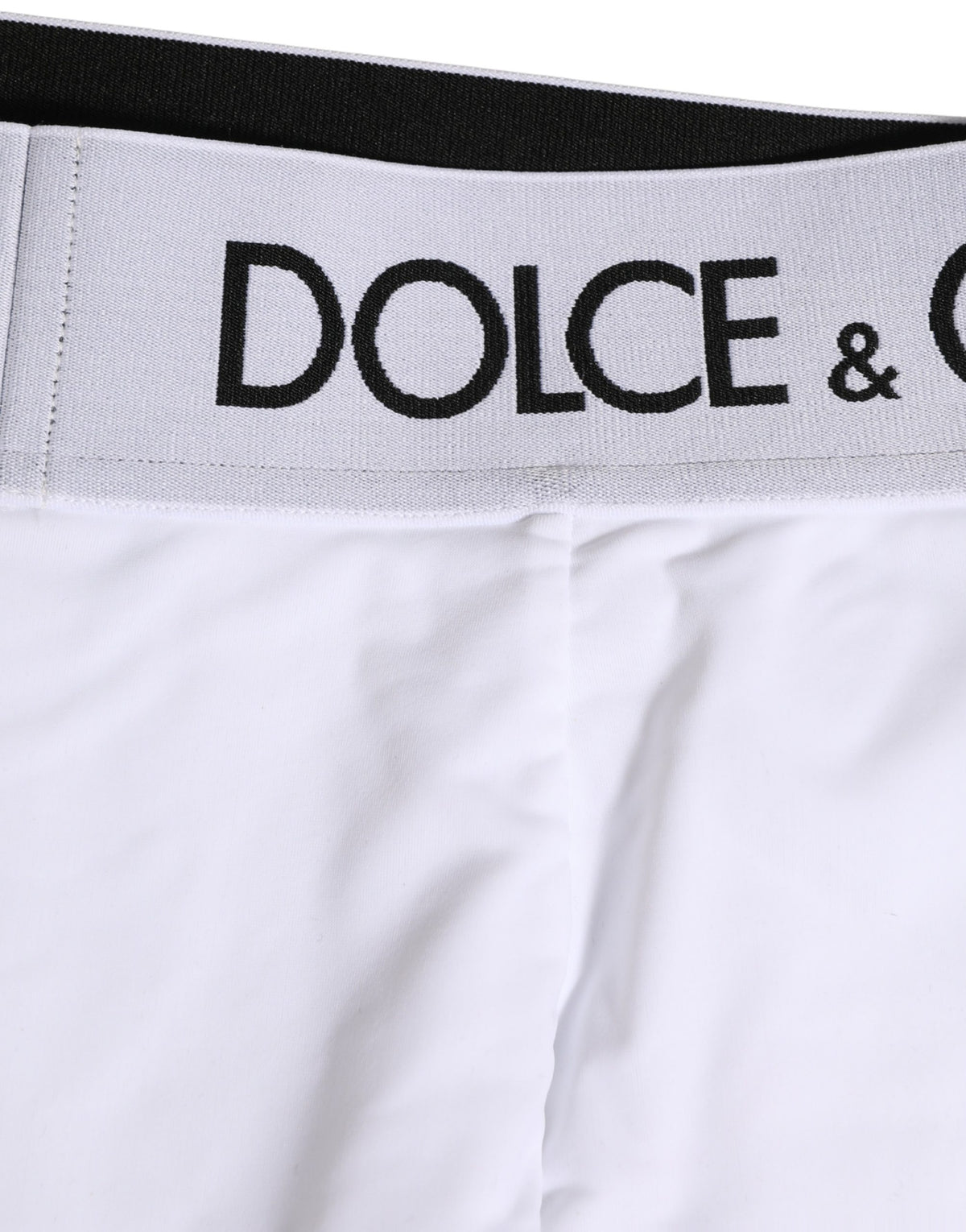 Dolce & Gabbana White Logo Waistband Coulotte Panty Women's Underwear