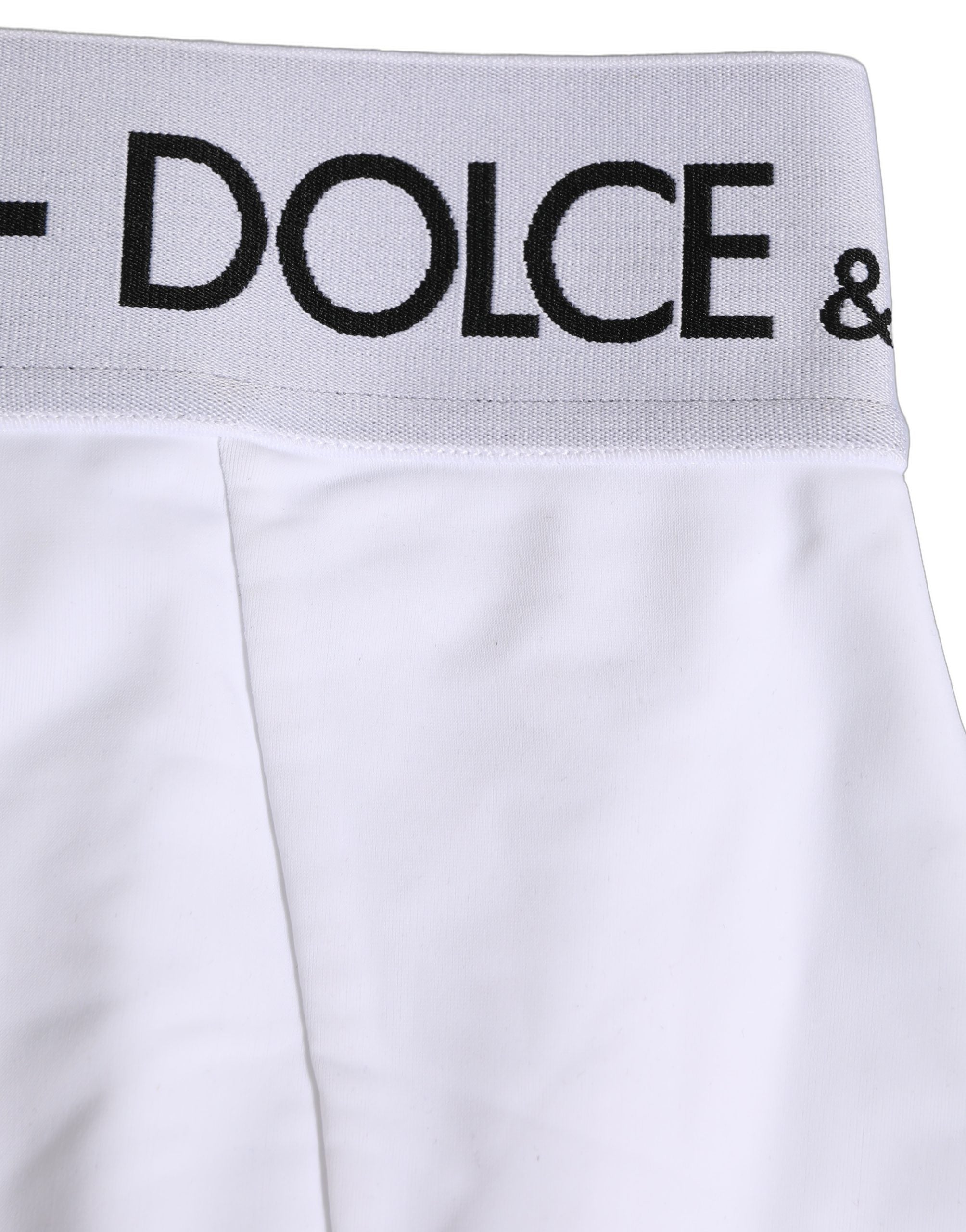 Dolce & Gabbana White Logo Waistband Coulotte Panty Women's Underwear