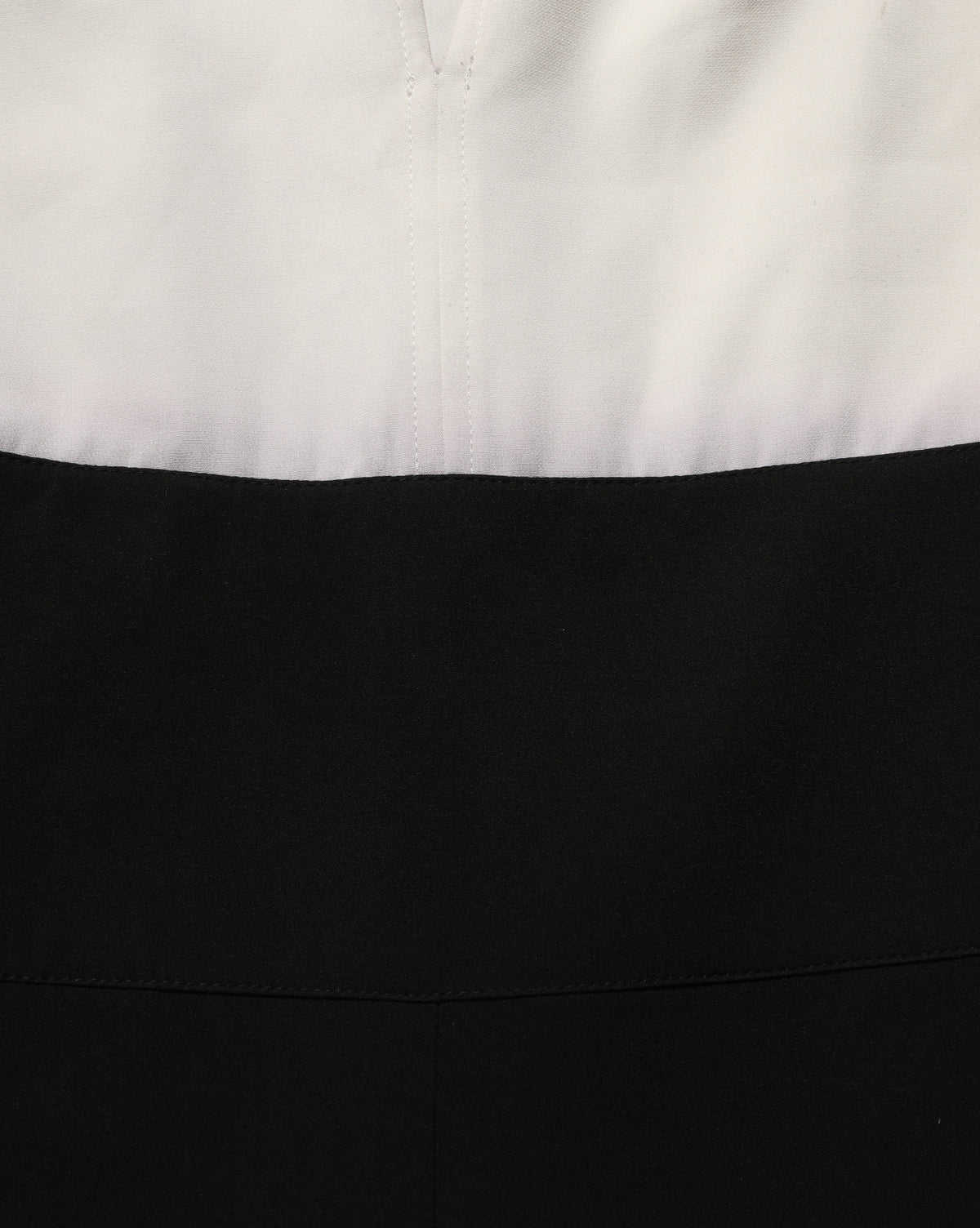 Atos Lombardini White Black Plunging Neck Sleeveless Bodysuit Women's Dress (Pre-Owned)