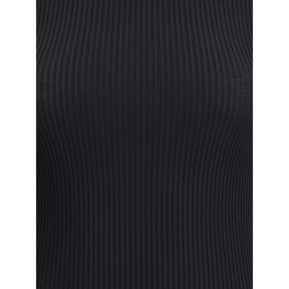Wolford Black Wool Women's Turtleneck