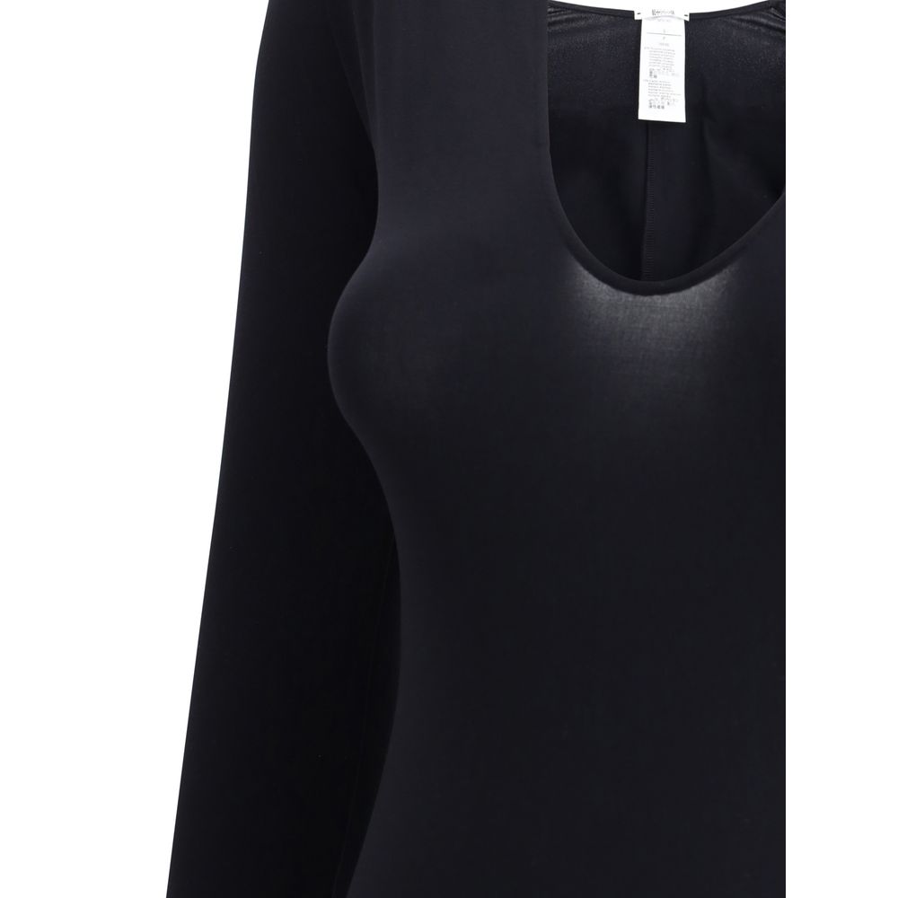 Wolford Black Polyamide Women's Bodysuit